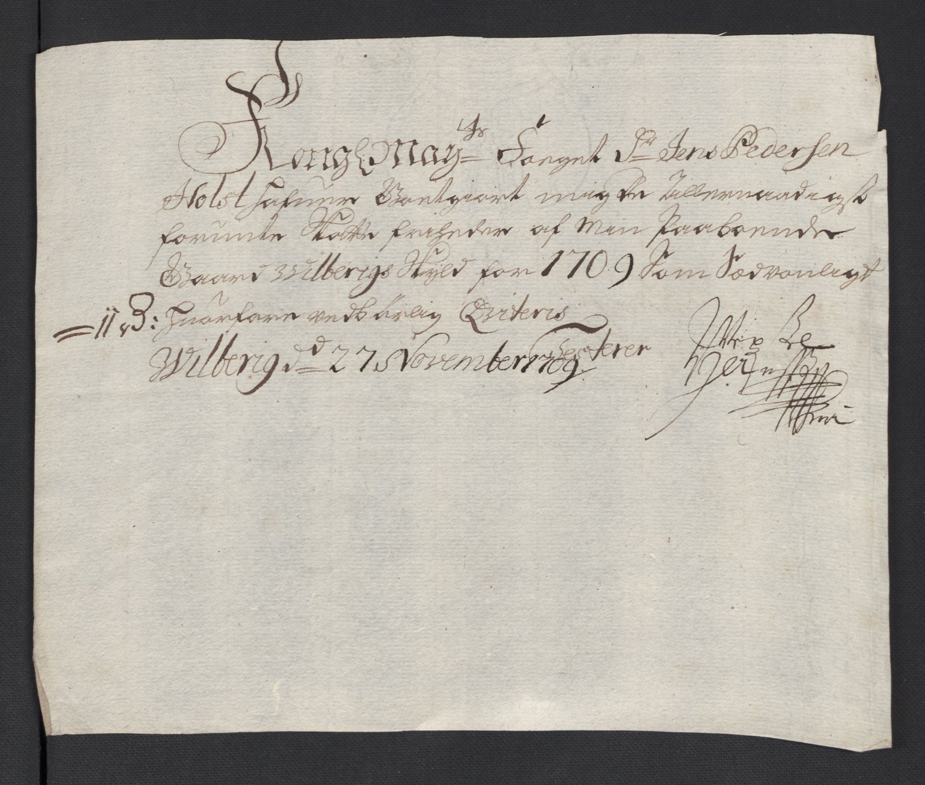 Rentekammeret inntil 1814, Reviderte regnskaper, Fogderegnskap, AV/RA-EA-4092/R11/L0591: Fogderegnskap Nedre Romerike, 1708-1709, p. 321