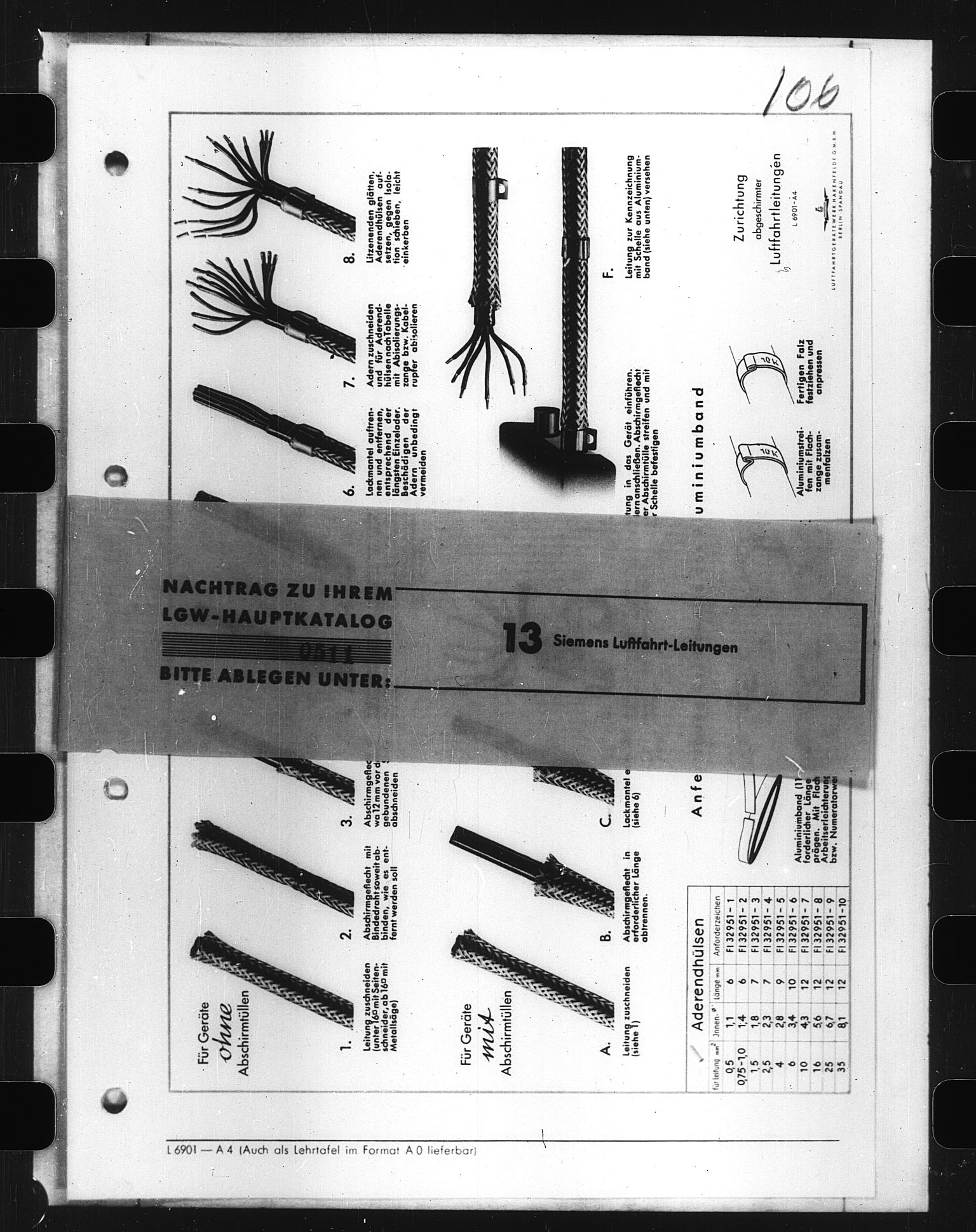 Documents Section, RA/RAFA-2200/V/L0055: Film med LMDC Serial Numbers, 1939-1945, p. 350