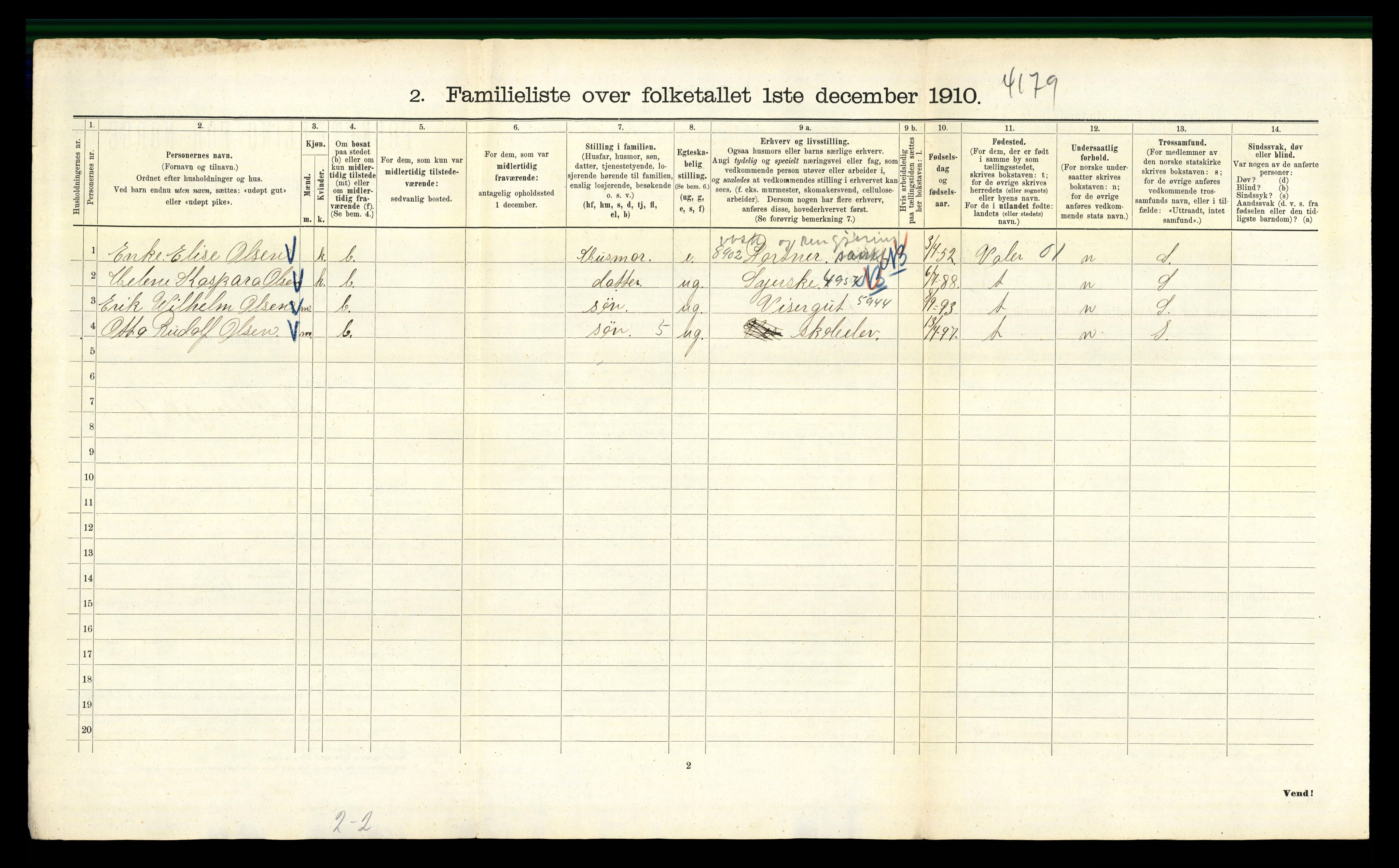 RA, 1910 census for Kristiania, 1910, p. 96844