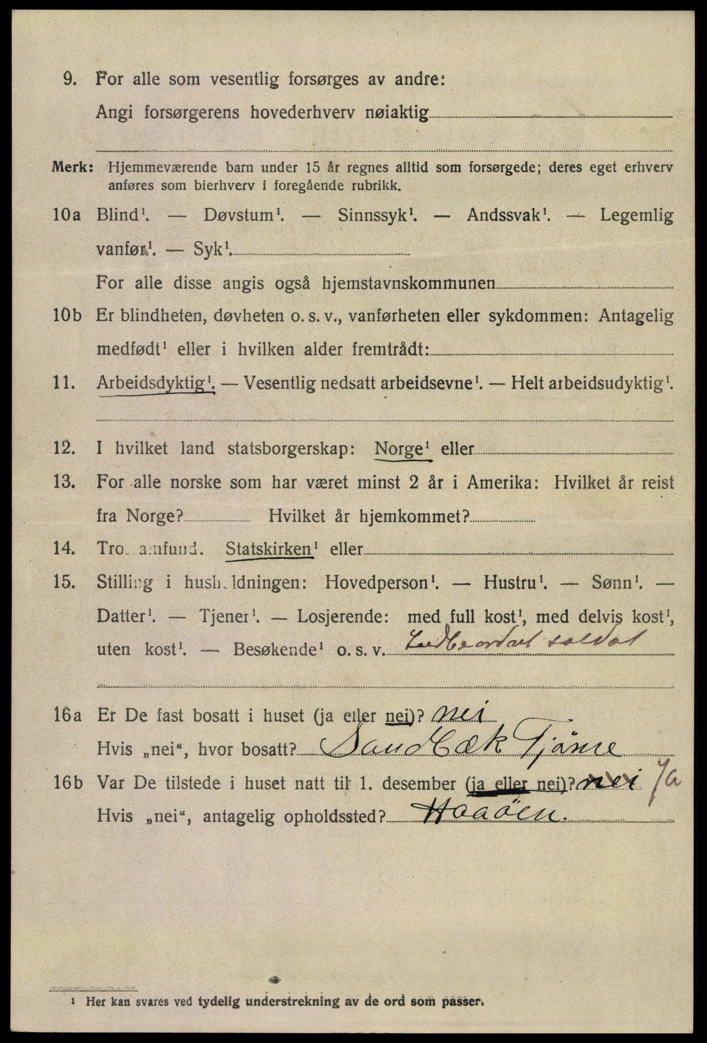 SAKO, 1920 census for Nøtterøy, 1920, p. 14712