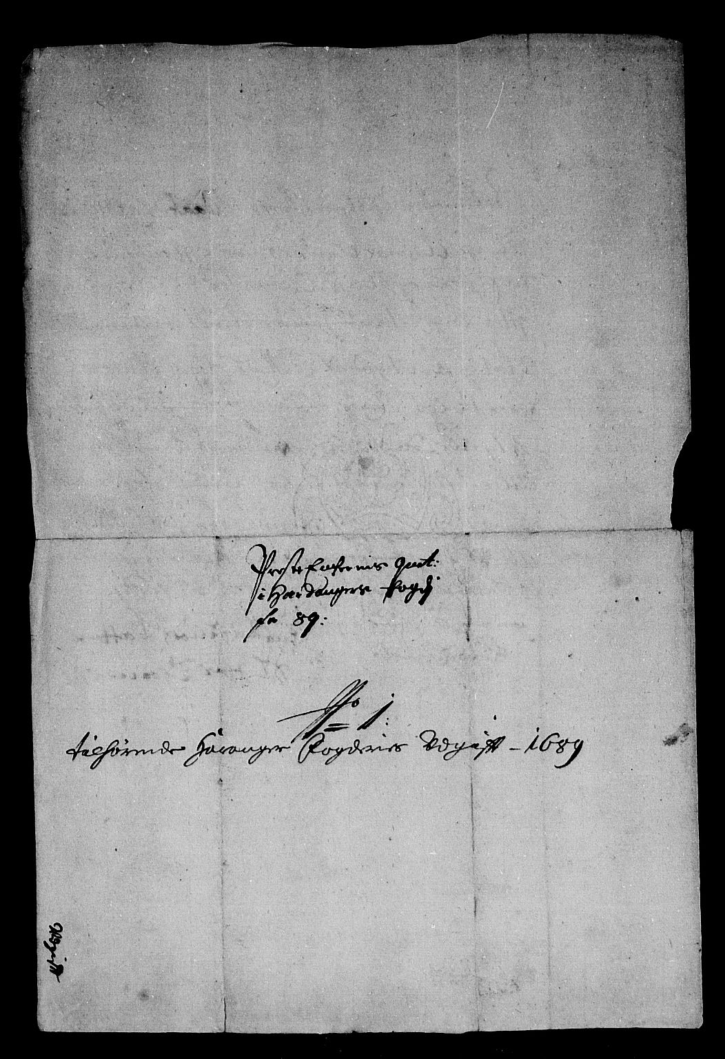 Rentekammeret inntil 1814, Reviderte regnskaper, Stiftamtstueregnskaper, Bergen stiftamt, RA/EA-6043/R/Rc/L0092: Bergen stiftamt, 1689-1690