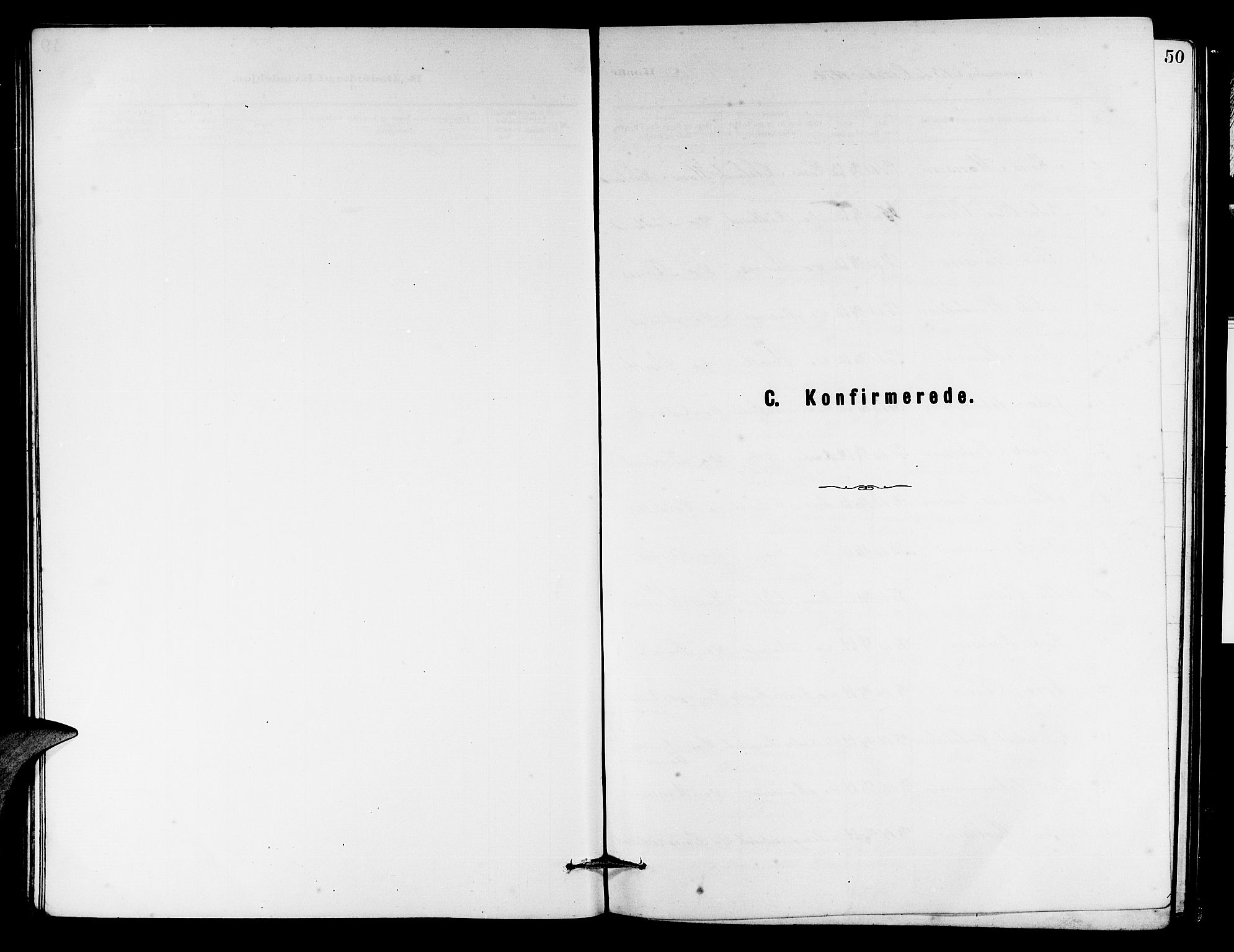 Haus sokneprestembete, SAB/A-75601/H/Hab: Parish register (copy) no. B 2, 1878-1884, p. 49