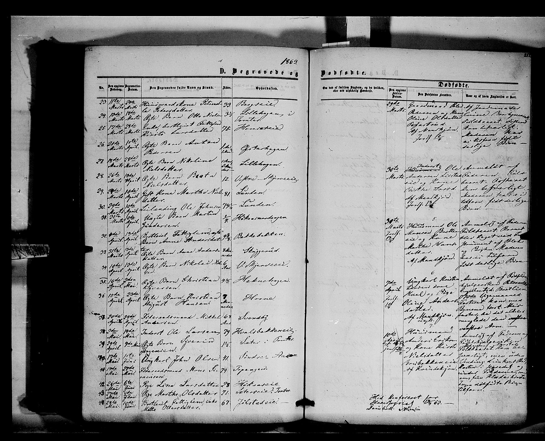 Romedal prestekontor, AV/SAH-PREST-004/K/L0005: Parish register (official) no. 5, 1862-1874, p. 252