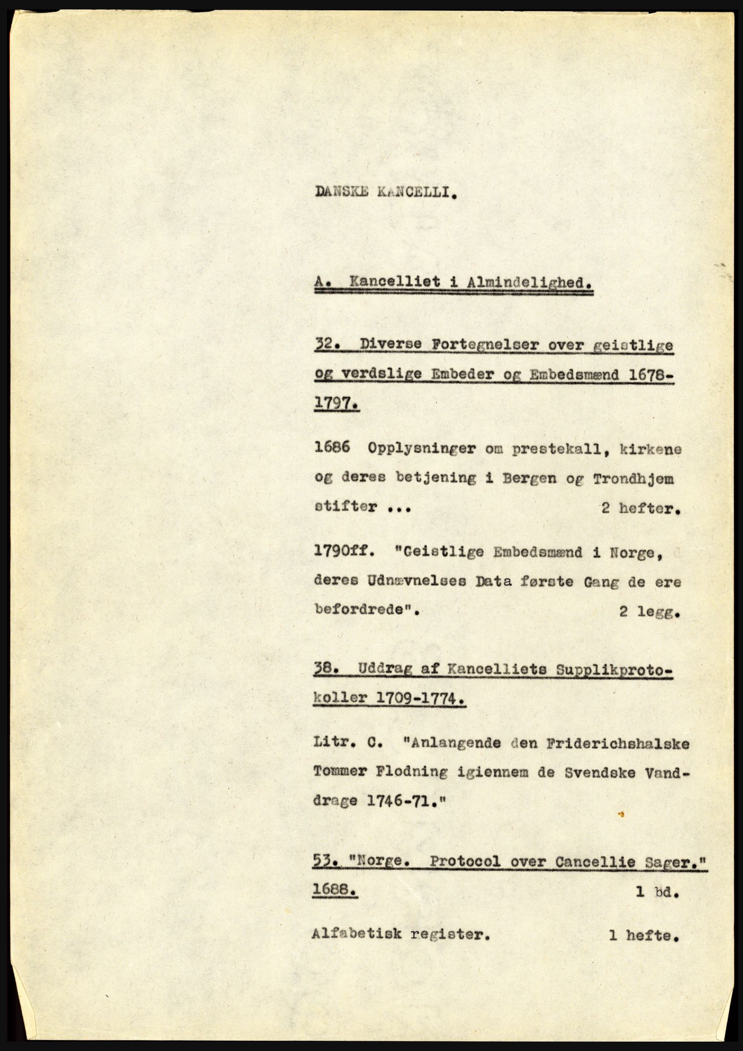 Riksarkivet, Seksjon for eldre arkiv og spesialsamlinger, AV/RA-EA-6797/H/Ha, 1953, p. 1