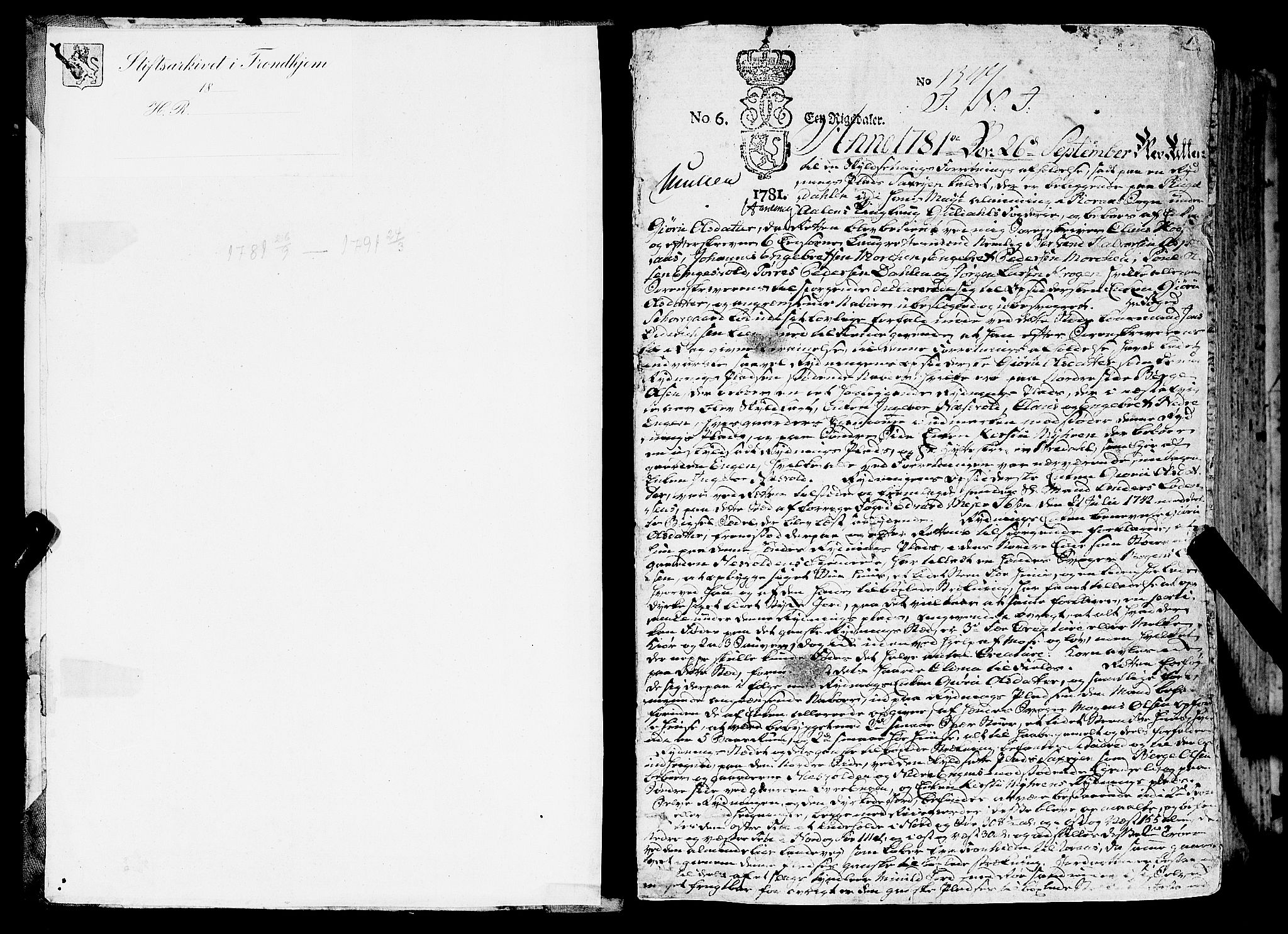 Gauldal sorenskriveri, SAT/A-0014/1/1/1A/L0007: Tingbok 6, 1781-1791, p. 0b-1a