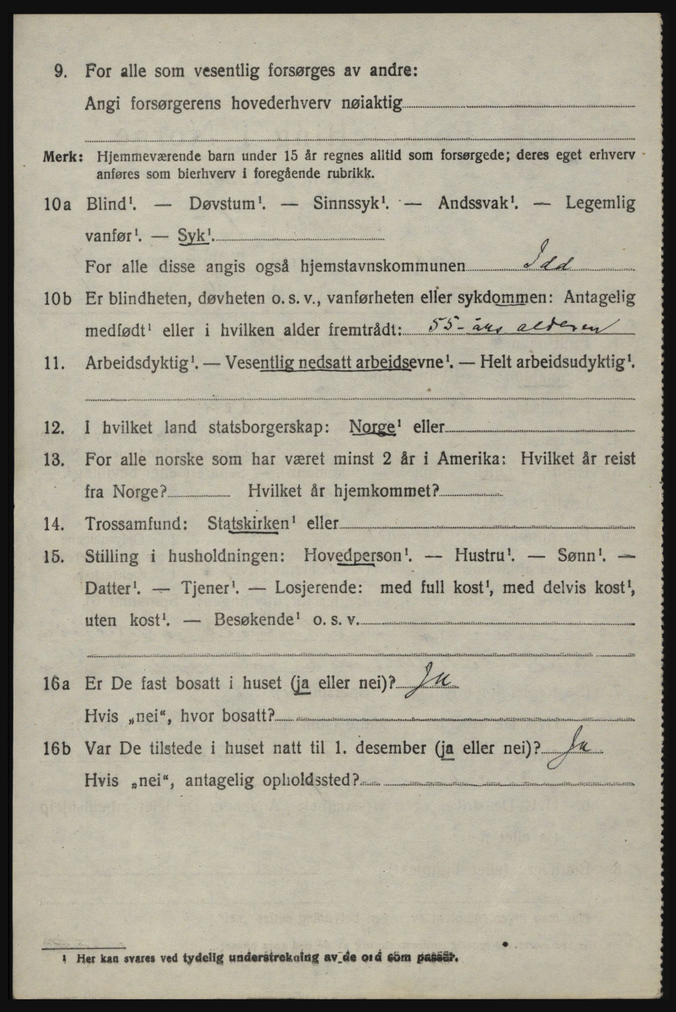 SAO, 1920 census for Idd, 1920, p. 5623