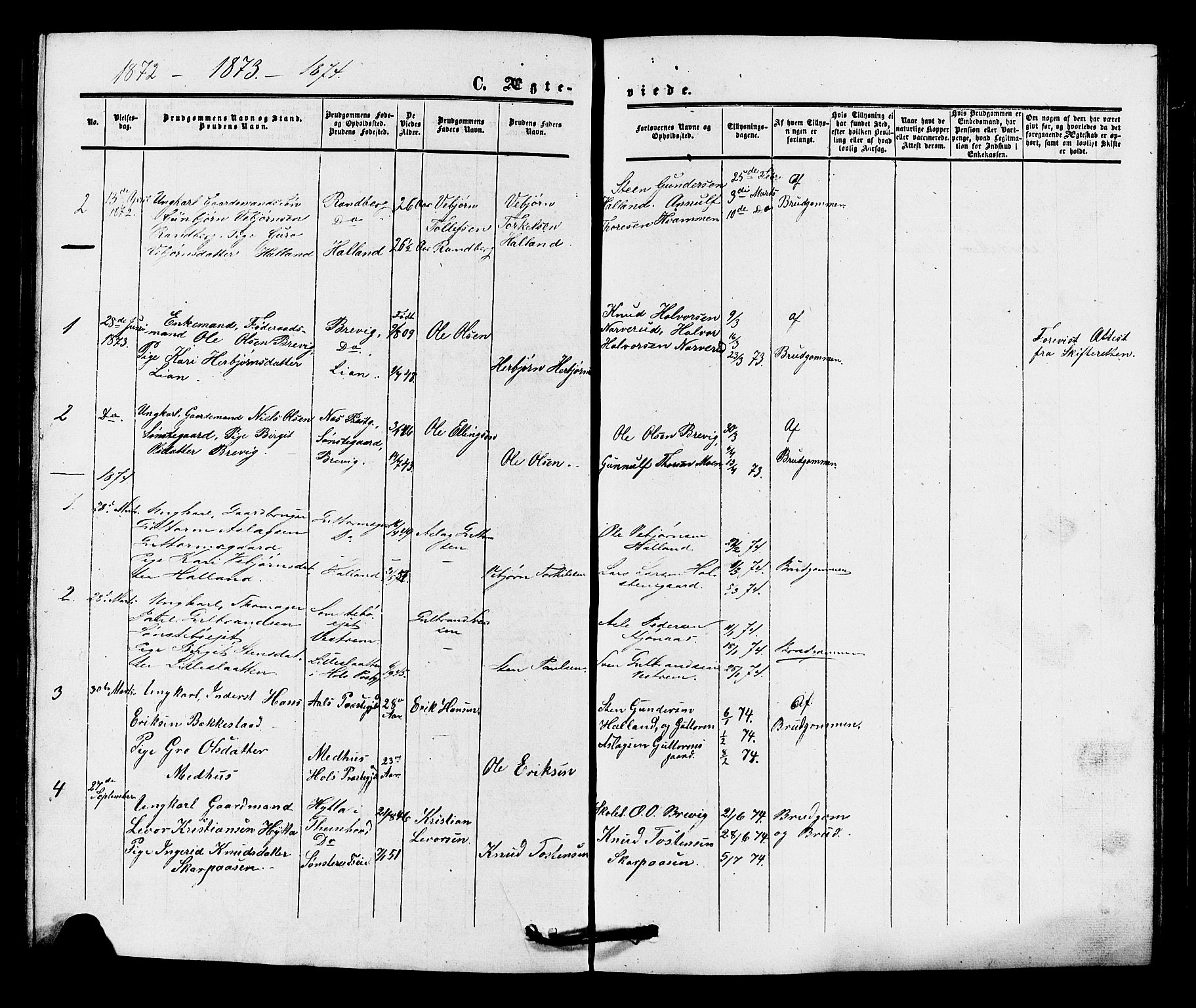 Nore kirkebøker, AV/SAKO-A-238/G/Gc/L0001: Parish register (copy) no. III 1, 1851-1877