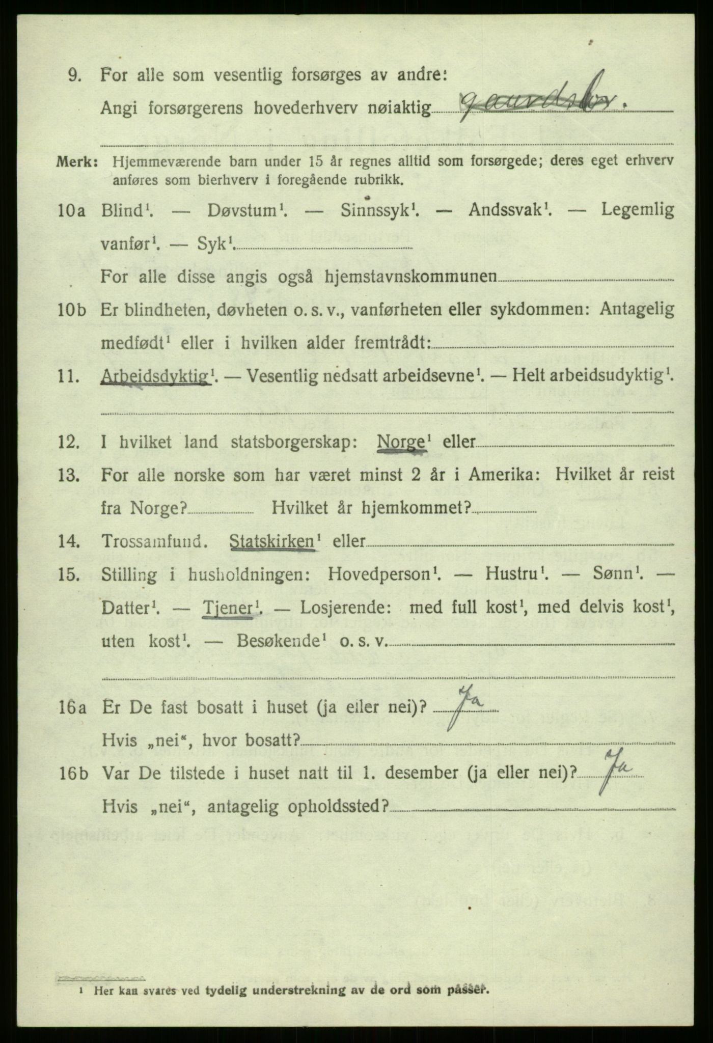 SAB, 1920 census for Askvoll, 1920, p. 5517