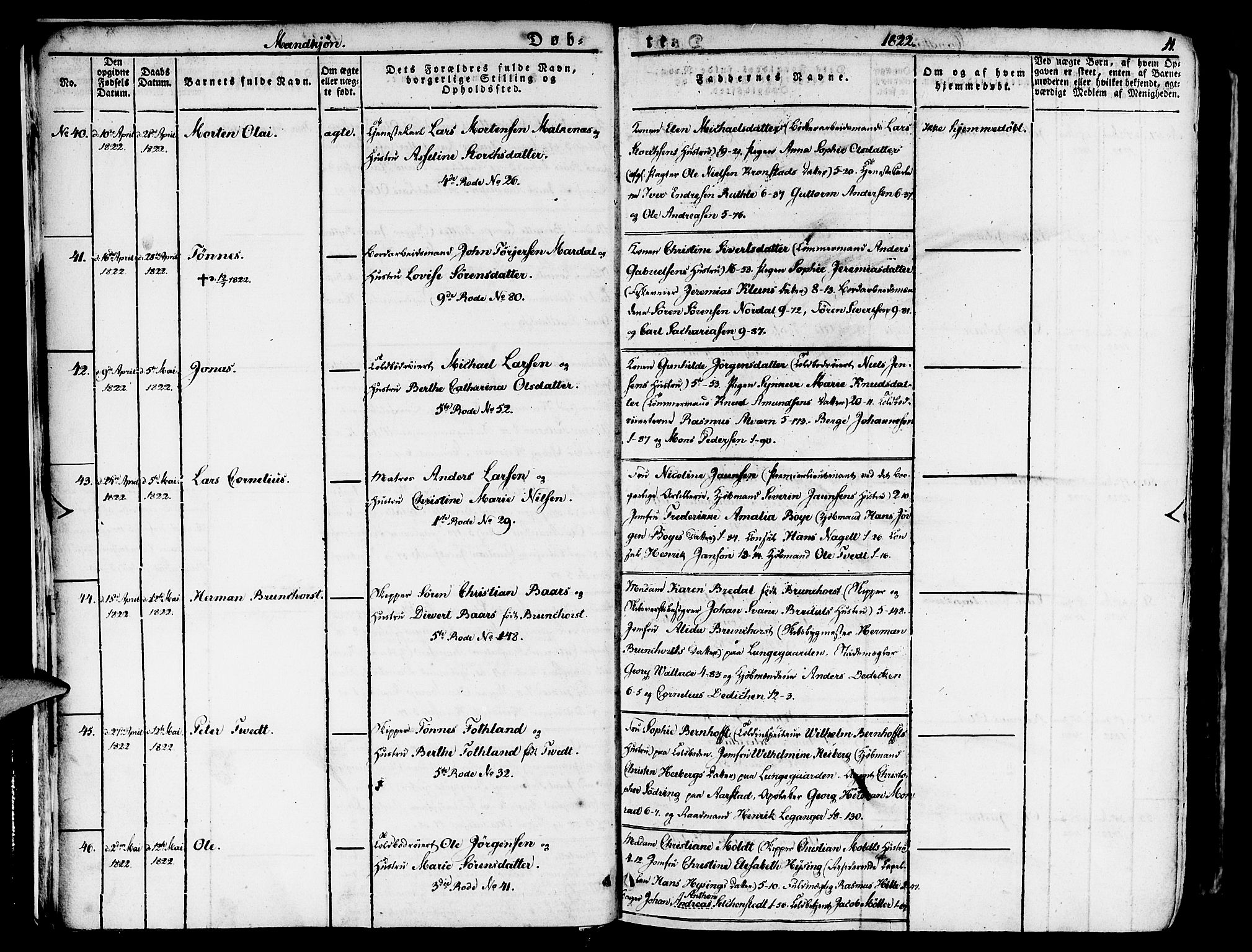 Nykirken Sokneprestembete, AV/SAB-A-77101/H/Haa/L0012: Parish register (official) no. A 12, 1821-1844, p. 11