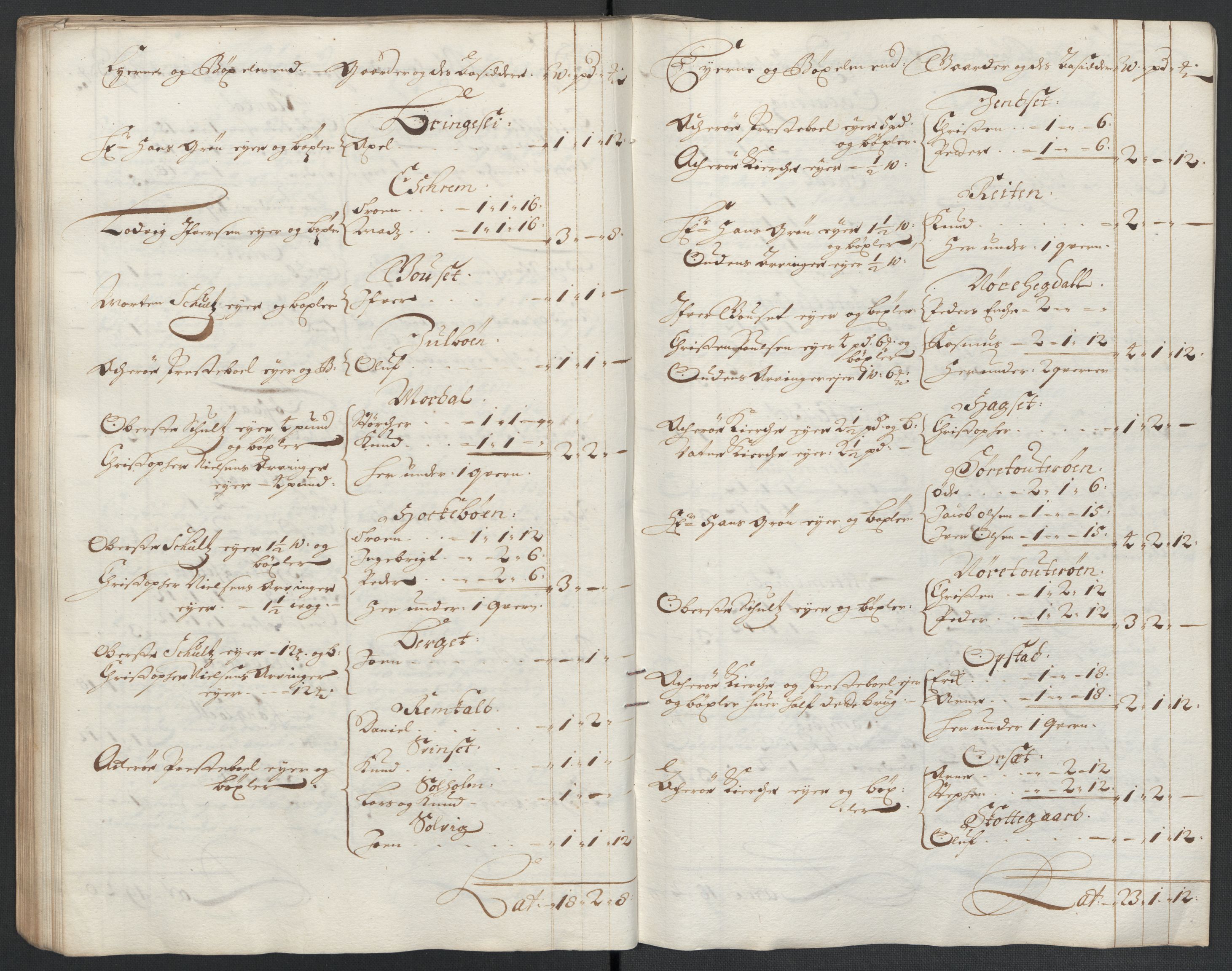 Rentekammeret inntil 1814, Reviderte regnskaper, Fogderegnskap, RA/EA-4092/R55/L3653: Fogderegnskap Romsdal, 1697-1698, p. 57
