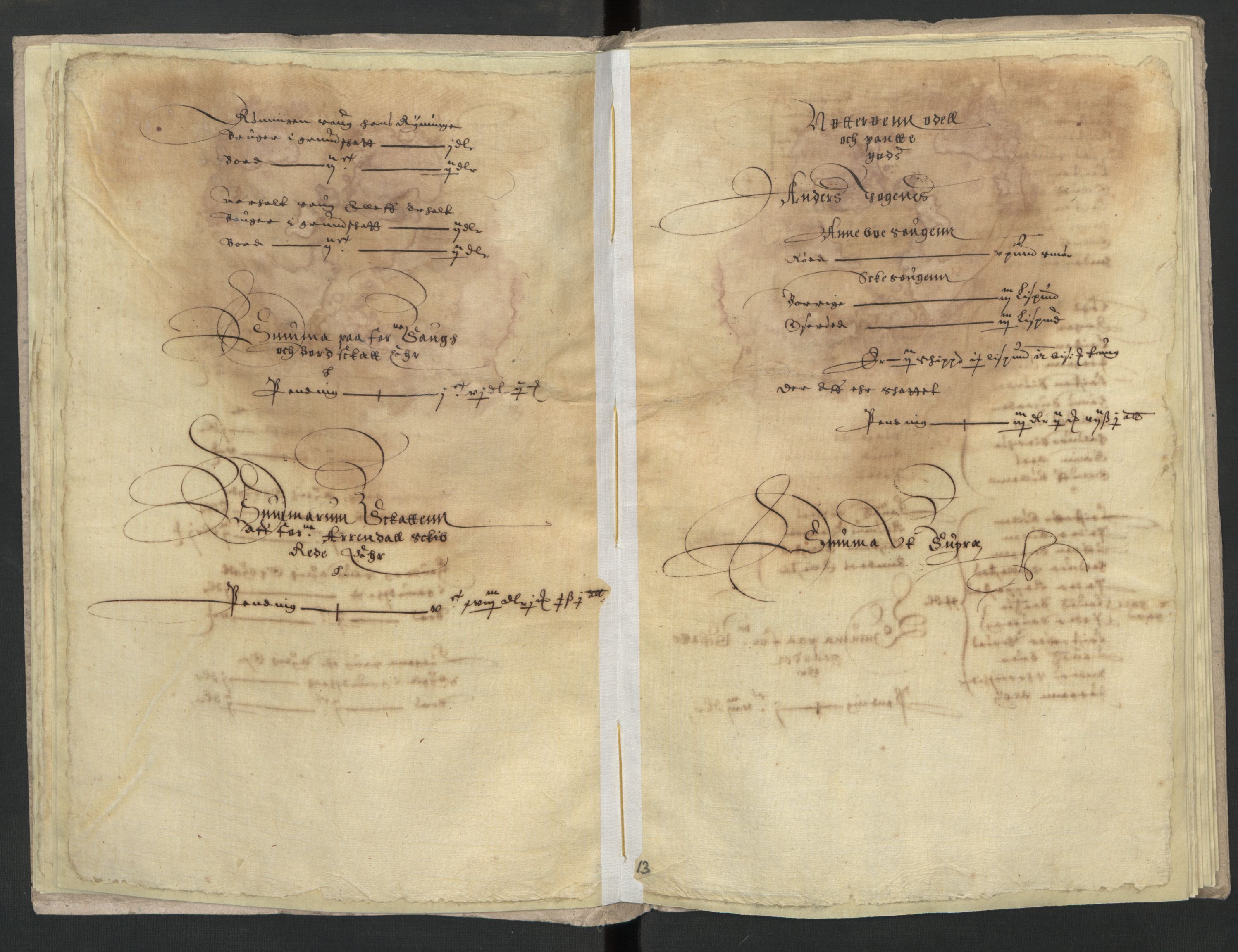 Rentekammeret inntil 1814, Reviderte regnskaper, Lensregnskaper, AV/RA-EA-5023/R/Rb/Rbo/L0013: Tønsberg len, 1631-1633