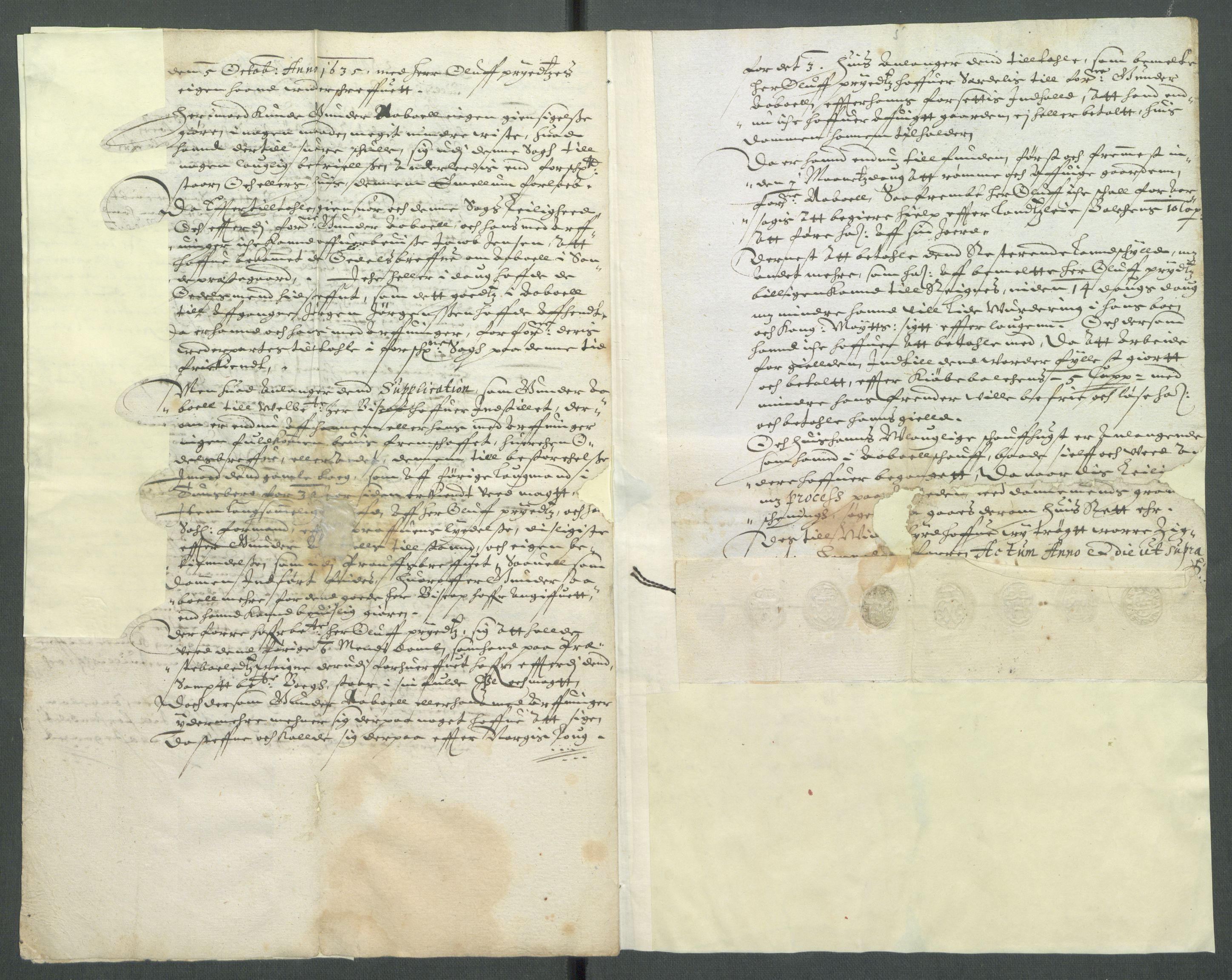 Riksarkivets diplomsamling, RA/EA-5965/F02/L0148: Dokumenter, 1635, p. 46