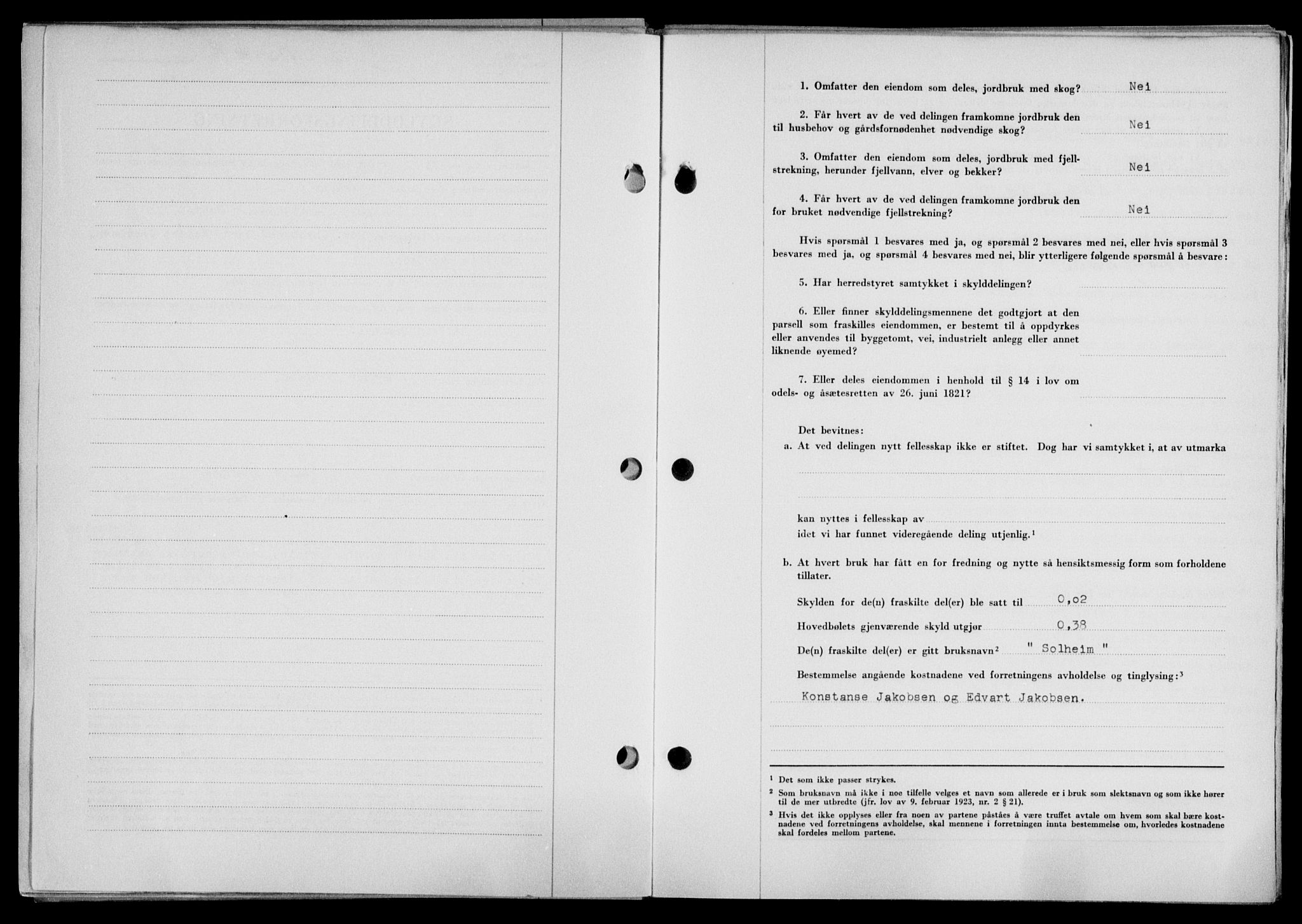 Lofoten sorenskriveri, SAT/A-0017/1/2/2C/L0018a: Mortgage book no. 18a, 1948-1948, Diary no: : 1132/1948