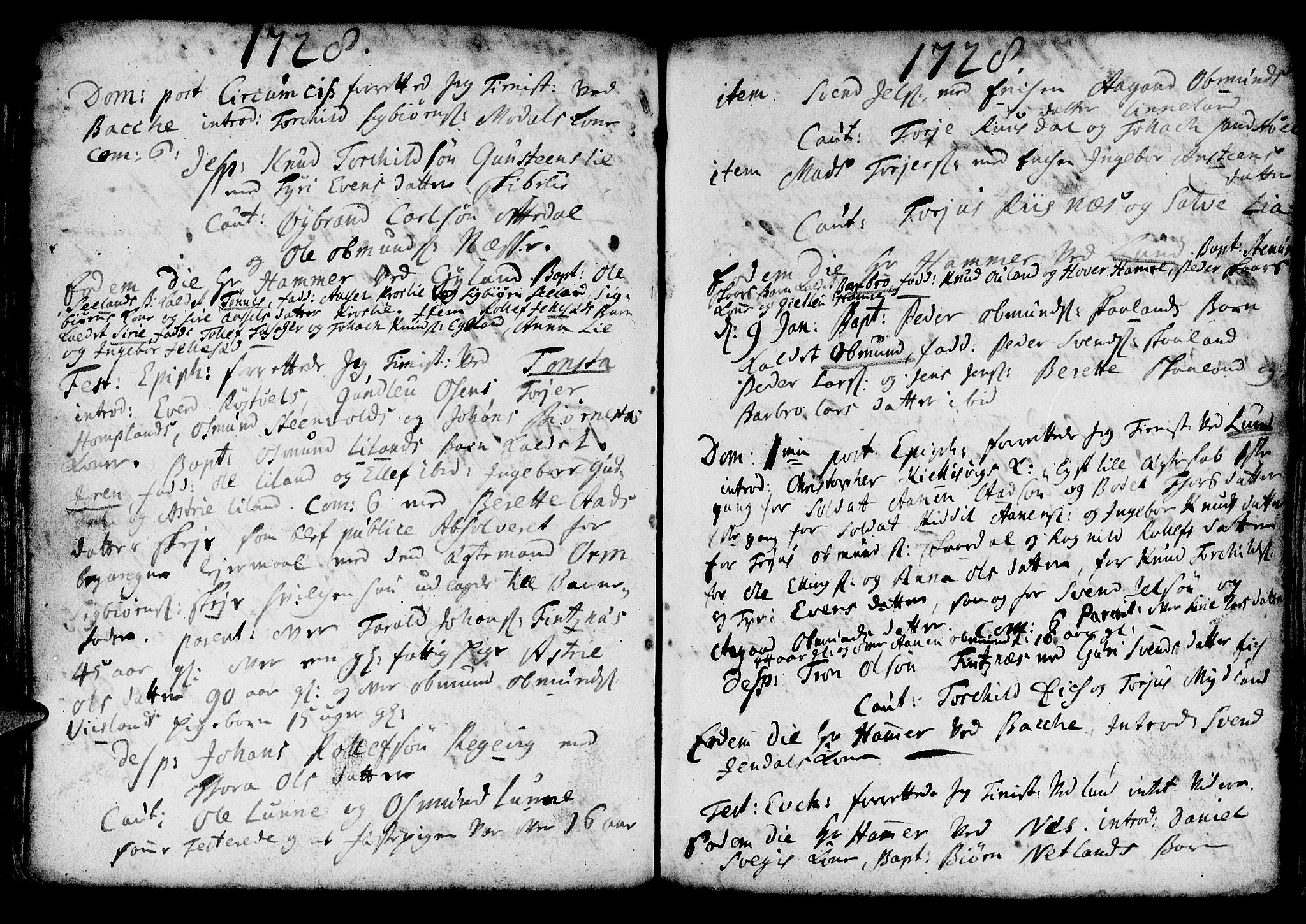 Lund sokneprestkontor, AV/SAST-A-101809/S06/L0001: Parish register (official) no. A 1, 1724-1737