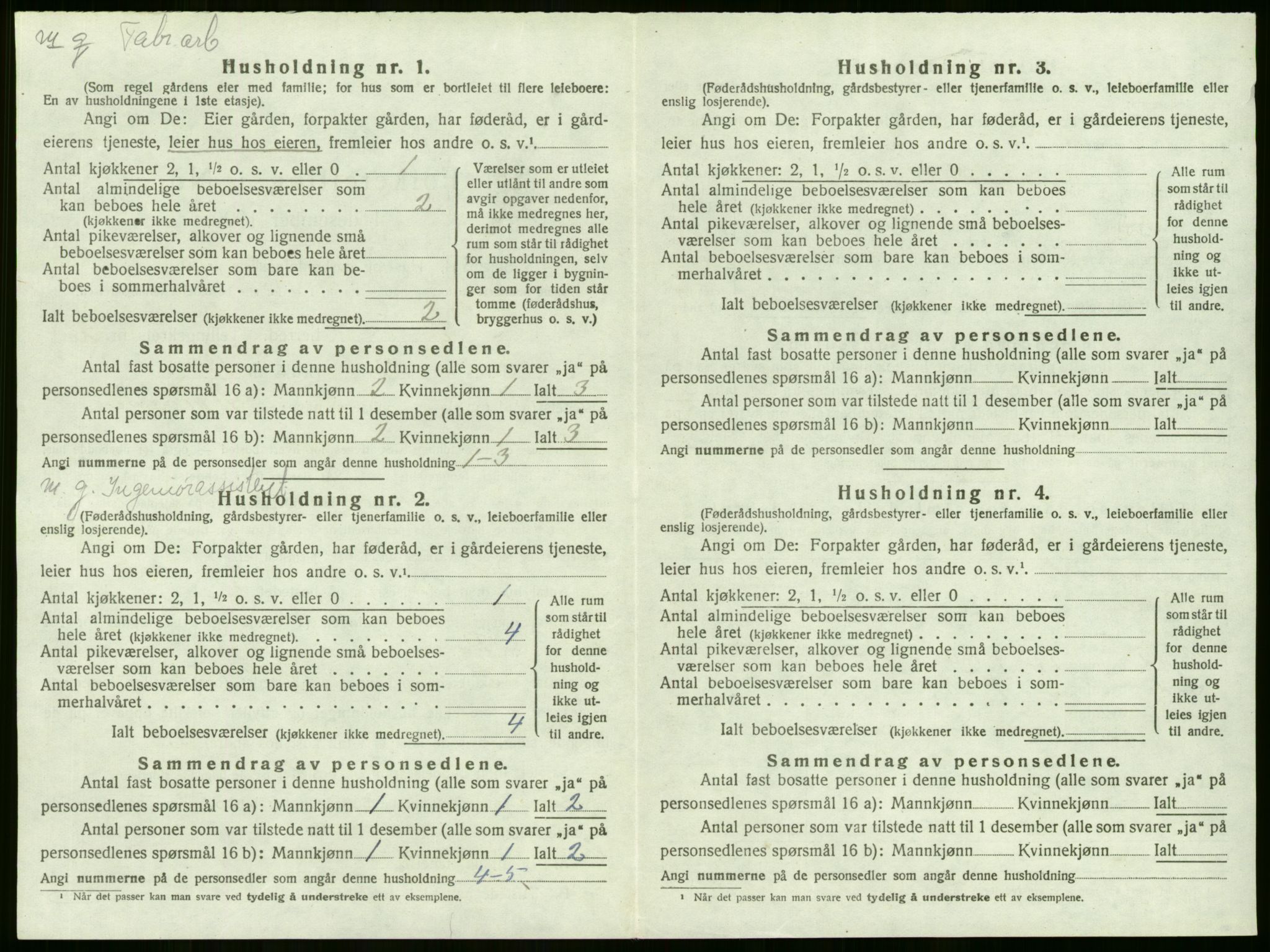 SAKO, 1920 census for Lier, 1920, p. 221