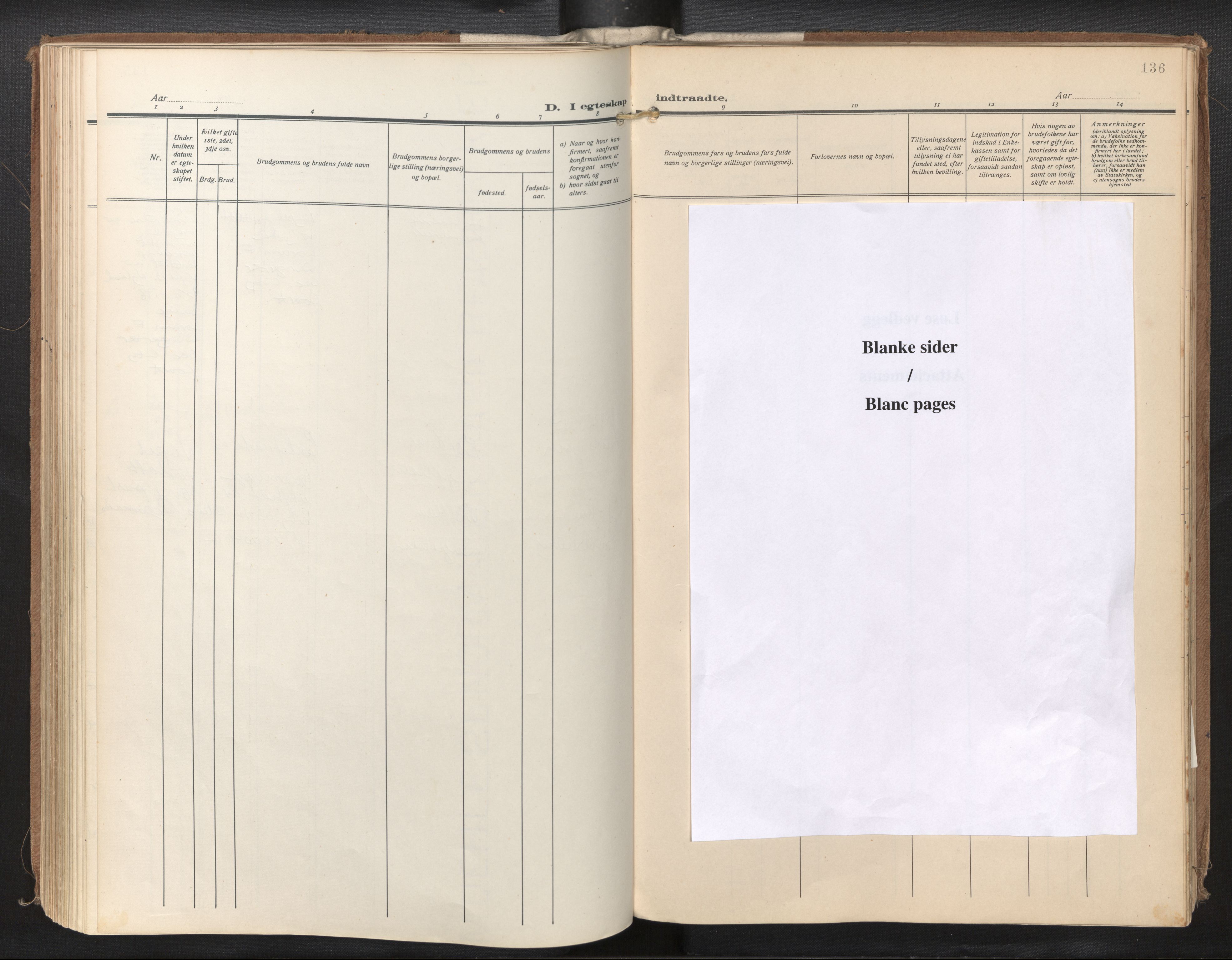 Den norske sjømannsmisjon i utlandet/New Orleans-Mobile-Gulfhavnene, SAB/SAB/PA-0115/H/Ha/L0001: Parish register (official) no. A 1, 1927-1978, p. 135b-136a