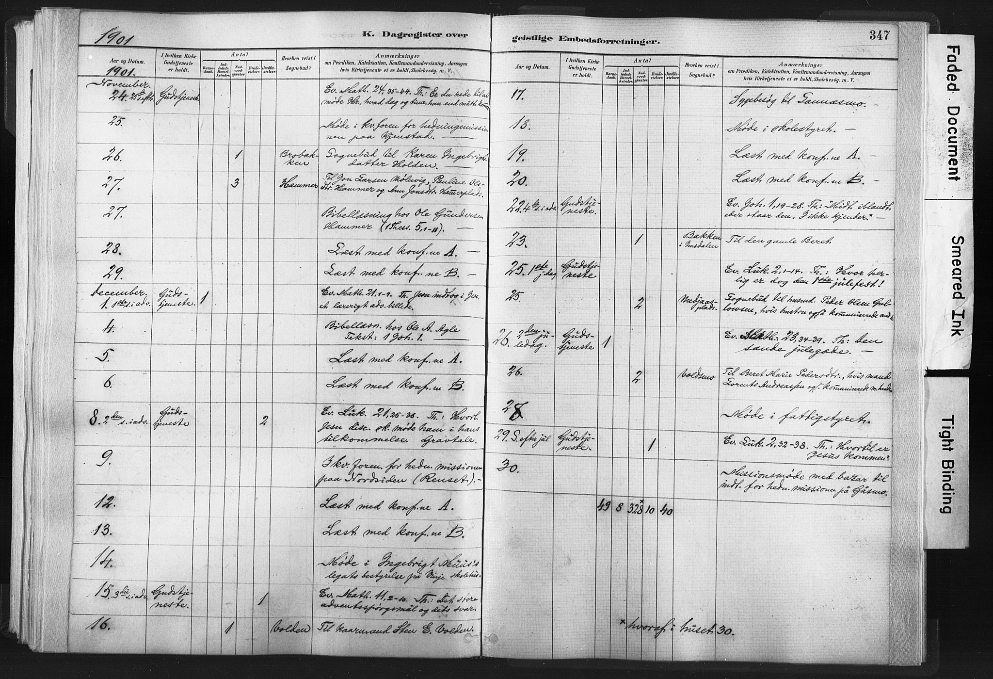 Ministerialprotokoller, klokkerbøker og fødselsregistre - Nord-Trøndelag, SAT/A-1458/749/L0474: Parish register (official) no. 749A08, 1887-1903, p. 347