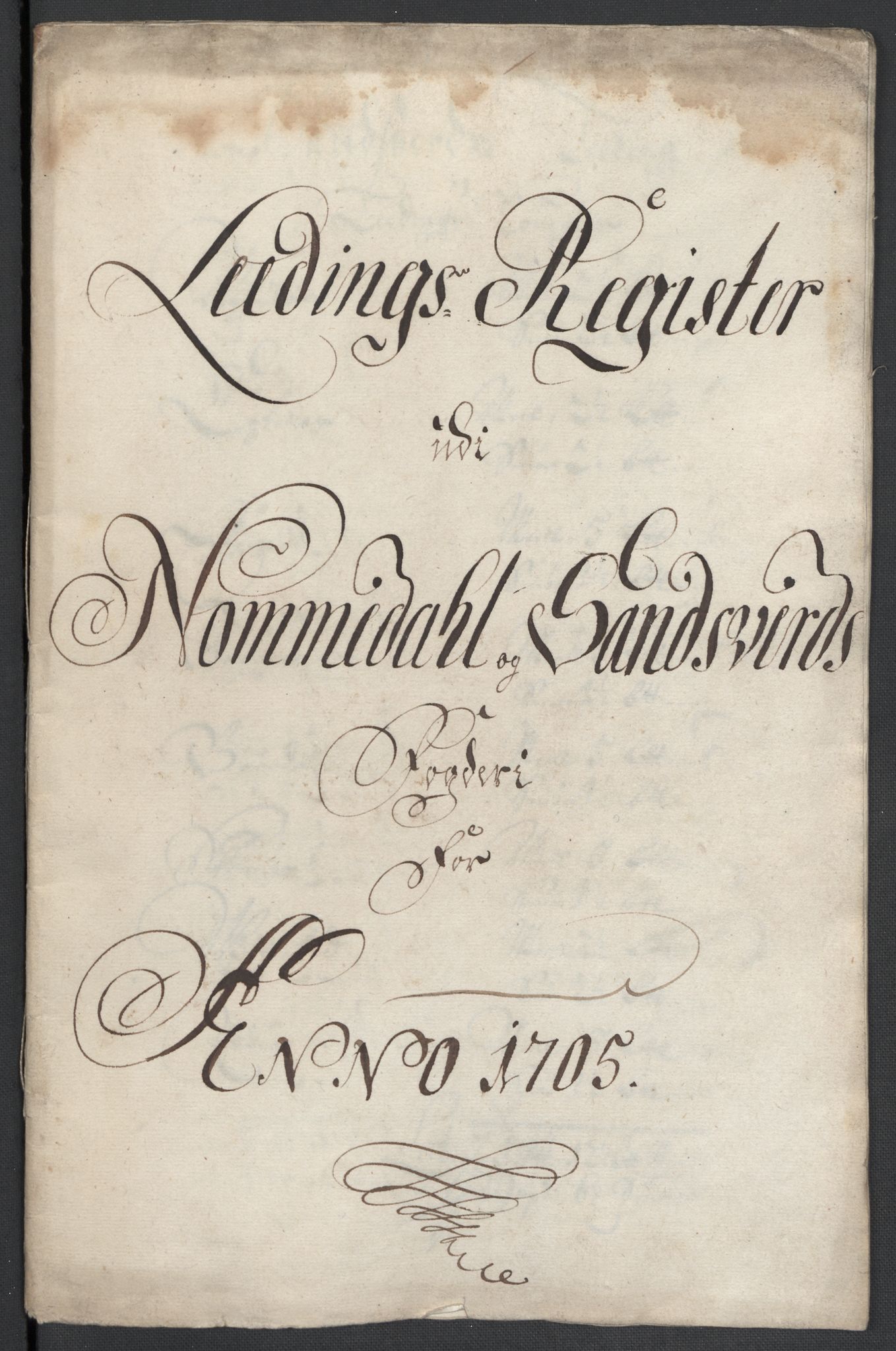 Rentekammeret inntil 1814, Reviderte regnskaper, Fogderegnskap, AV/RA-EA-4092/R24/L1583: Fogderegnskap Numedal og Sandsvær, 1705-1706, p. 18