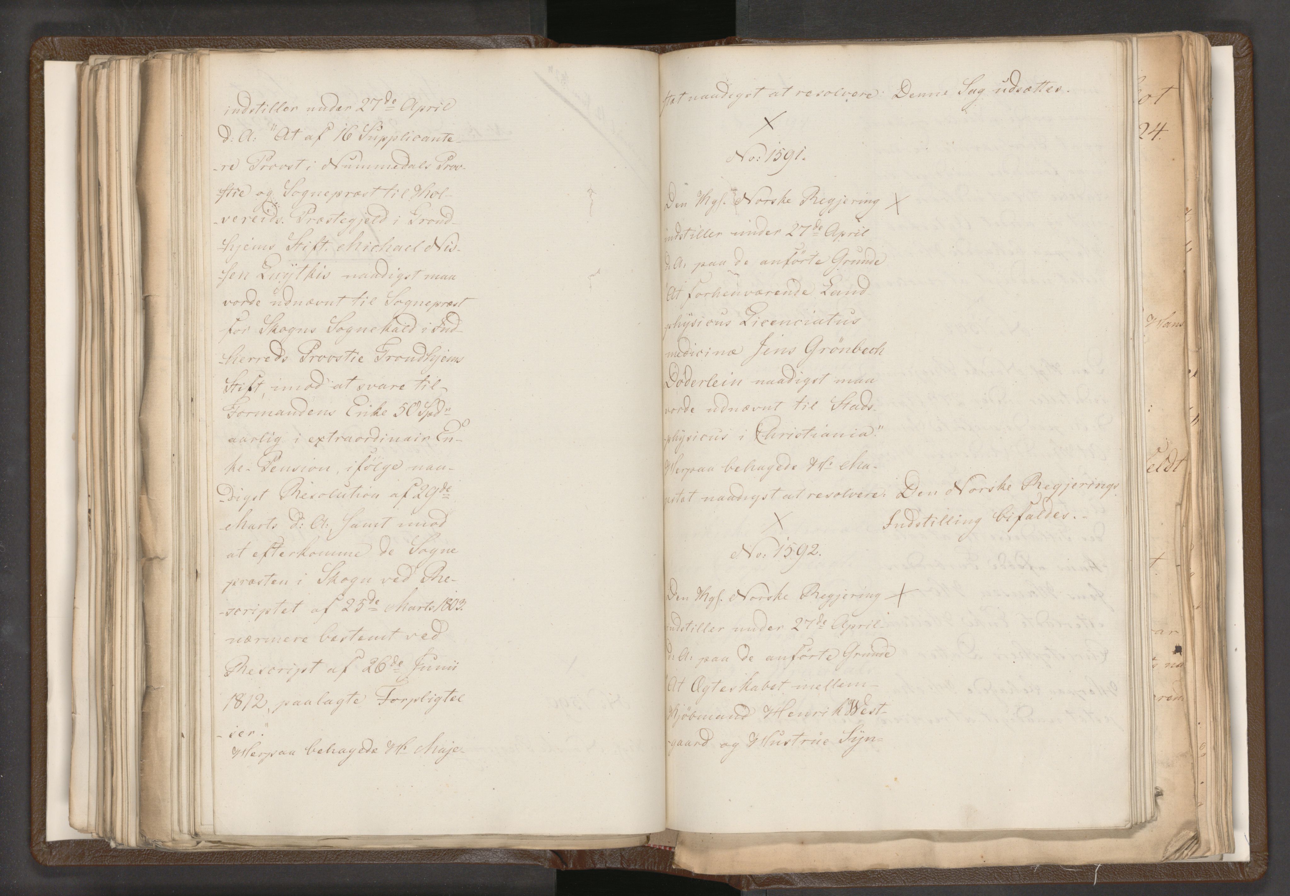 Statsrådssekretariatet, AV/RA-S-1001/A/Ab/L0018: Kgl. res. nr. 1112-1753, 1. halvår, 1824
