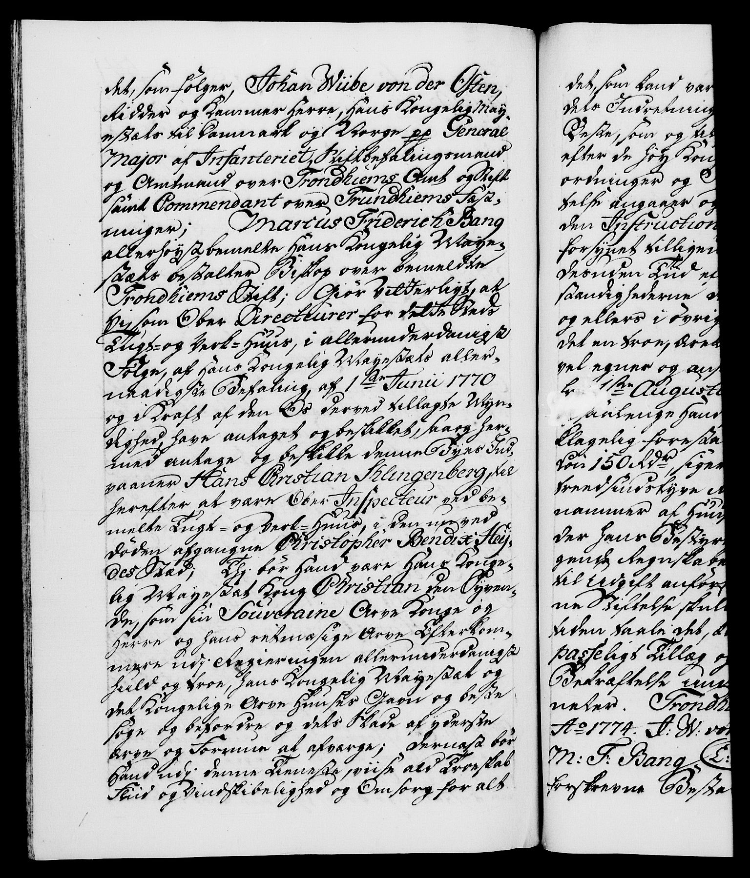 Danske Kanselli 1572-1799, RA/EA-3023/F/Fc/Fca/Fcaa/L0046: Norske registre, 1773-1775, p. 541b