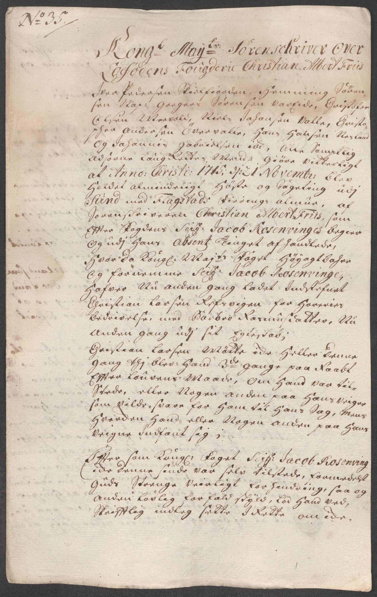 Rentekammeret inntil 1814, Reviderte regnskaper, Fogderegnskap, AV/RA-EA-4092/R67/L4681: Fogderegnskap Vesterålen, Andenes og Lofoten, 1715, p. 191