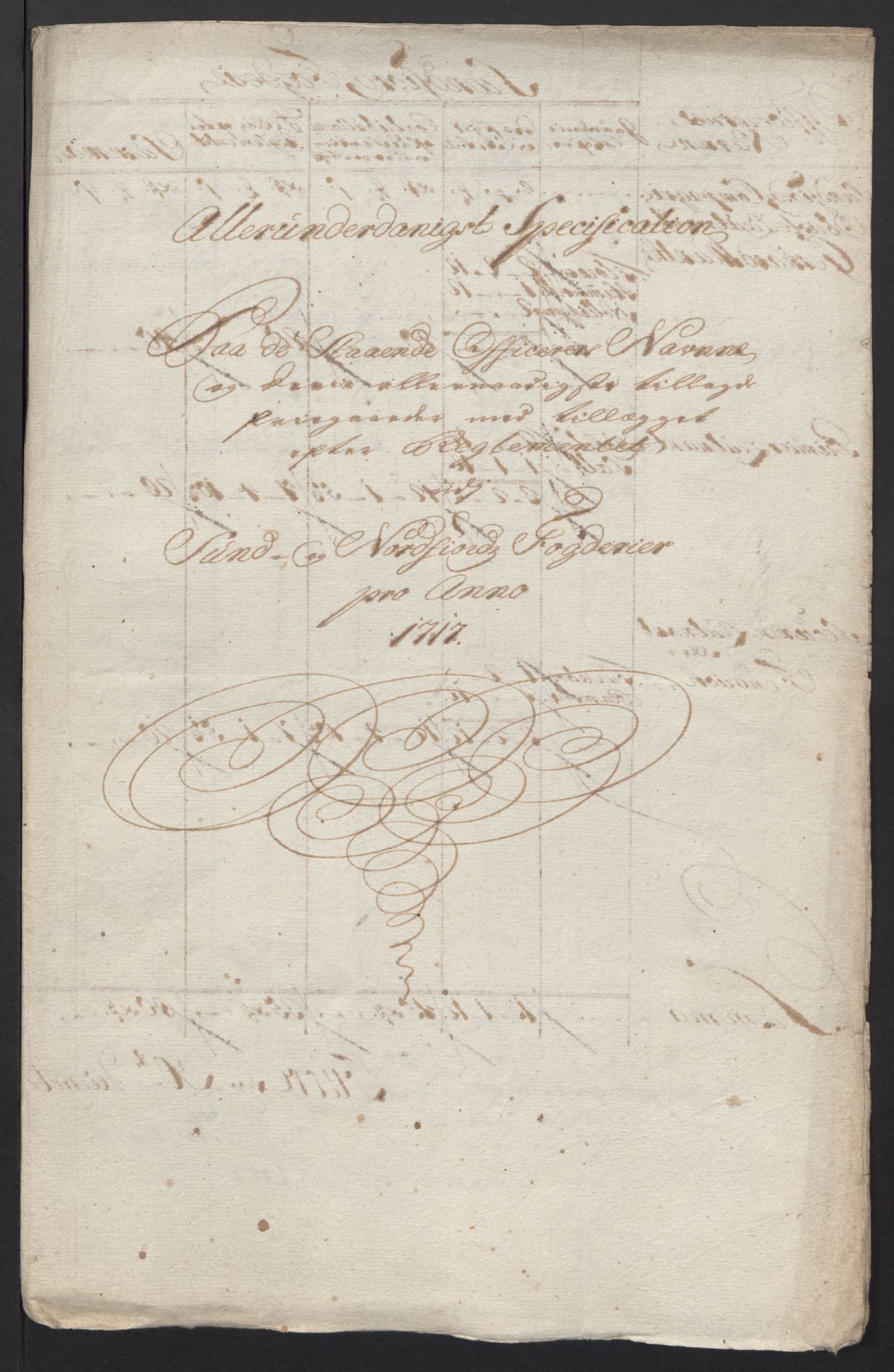 Rentekammeret inntil 1814, Reviderte regnskaper, Fogderegnskap, AV/RA-EA-4092/R53/L3441: Fogderegnskap Sunn- og Nordfjord, 1717-1718, p. 191