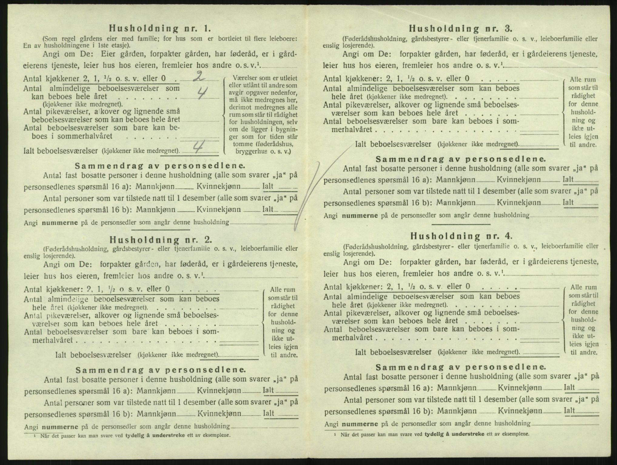 SAKO, 1920 census for Hedrum, 1920, p. 1606