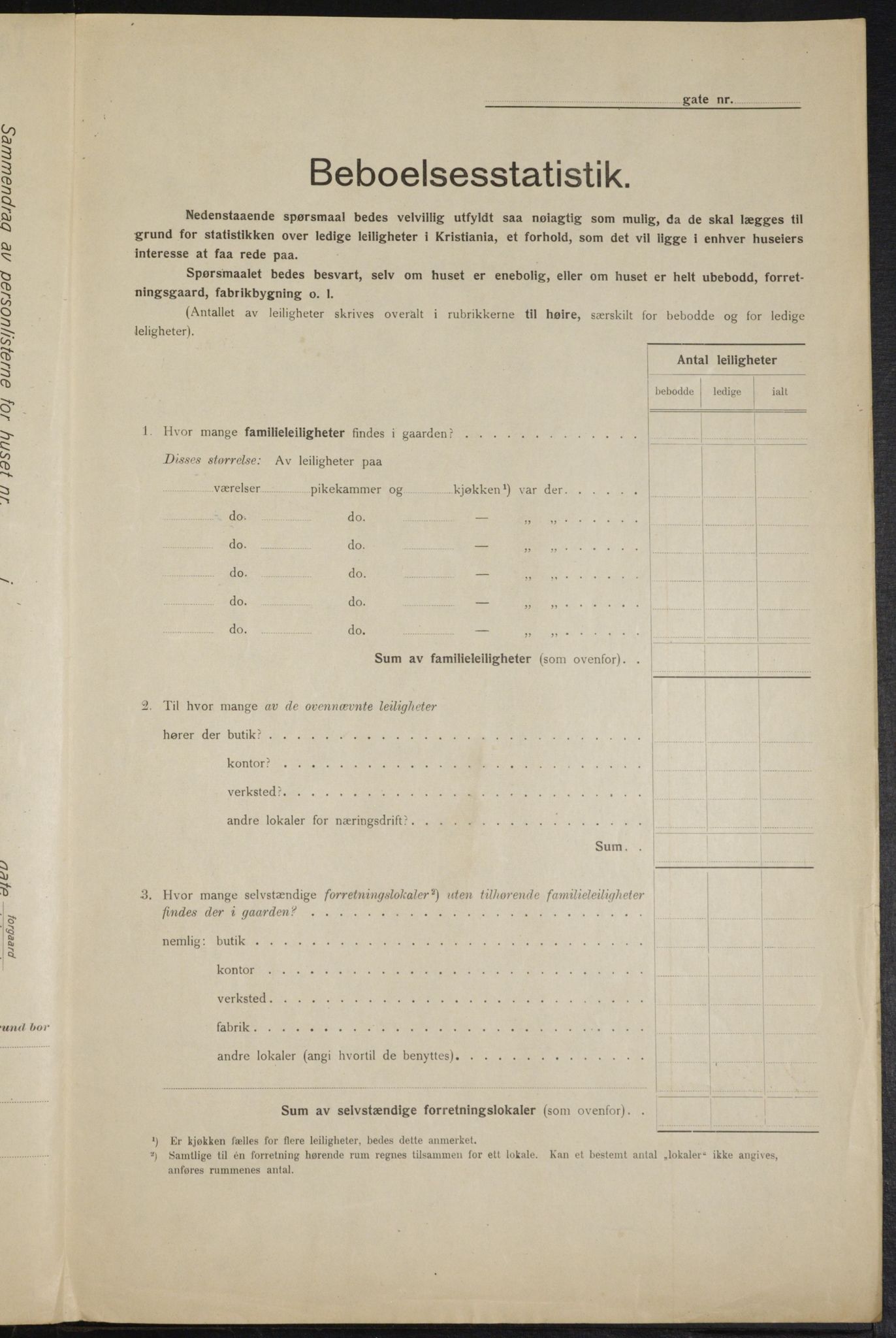 OBA, Municipal Census 1915 for Kristiania, 1915, p. 75380