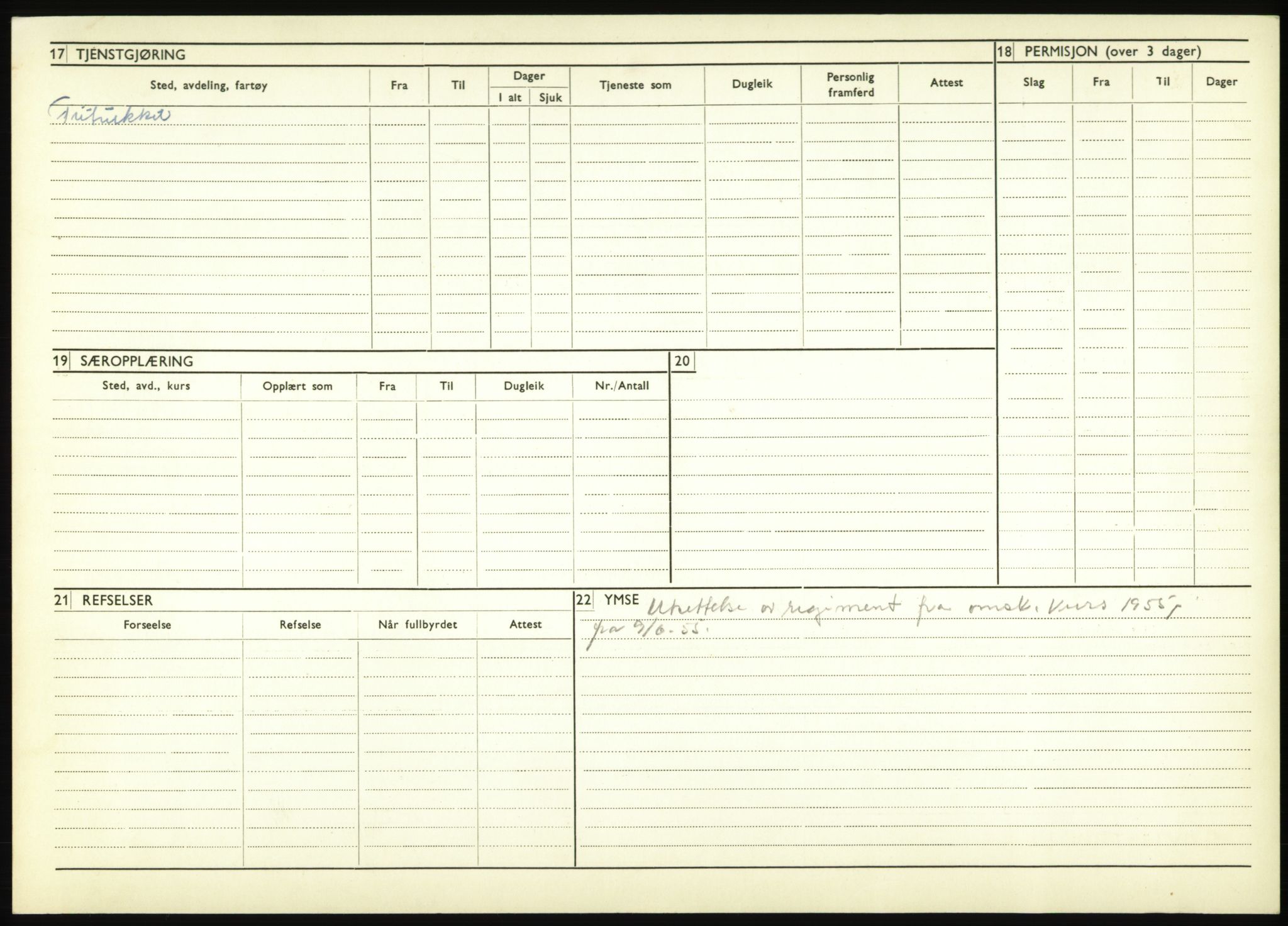 Forsvaret, Troms infanteriregiment nr. 16, AV/RA-RAFA-3146/P/Pa/L0017: Rulleblad for regimentets menige mannskaper, årsklasse 1933, 1933, p. 526