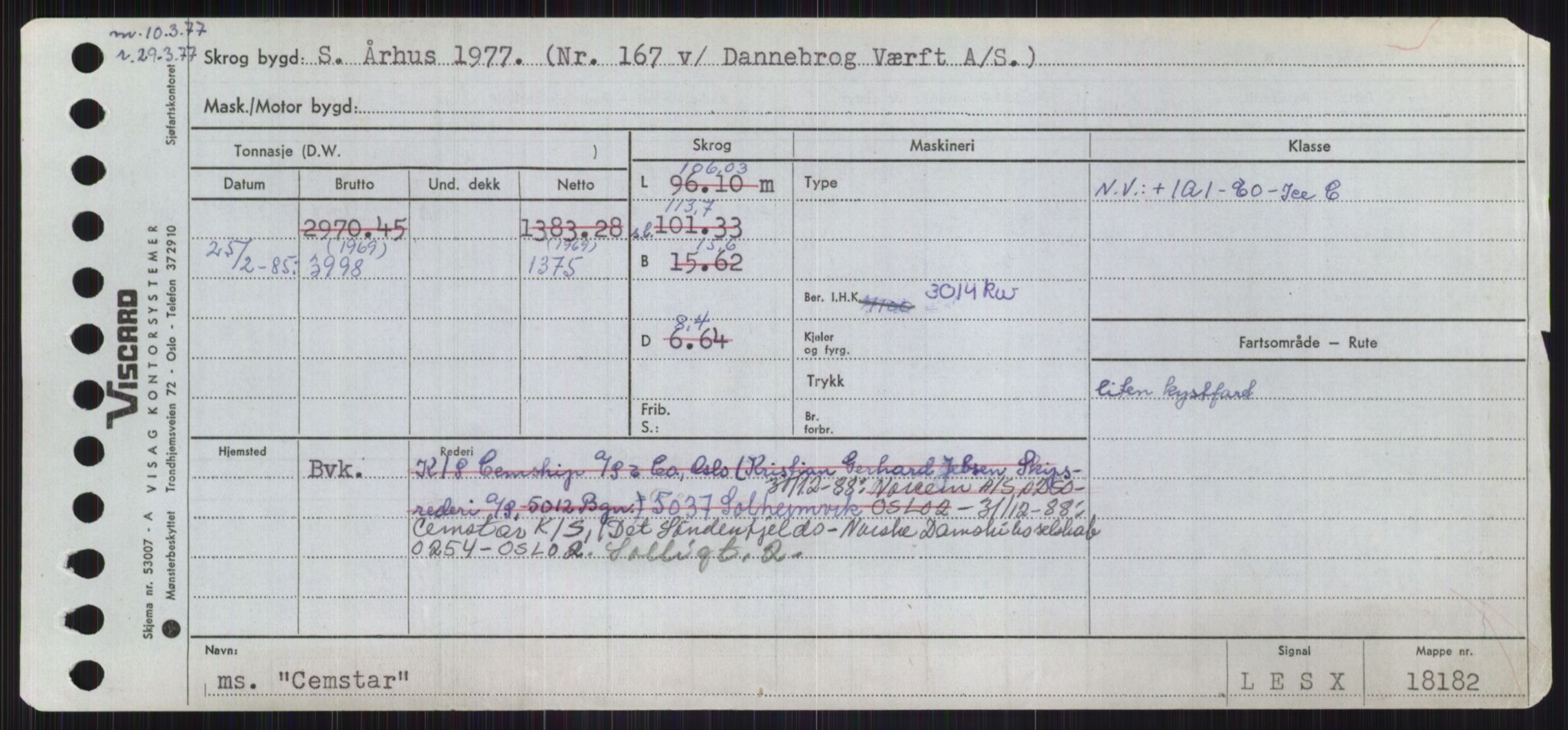 Sjøfartsdirektoratet med forløpere, Skipsmålingen, RA/S-1627/H/Ha/L0001/0002: Fartøy, A-Eig / Fartøy Bjør-Eig, p. 609