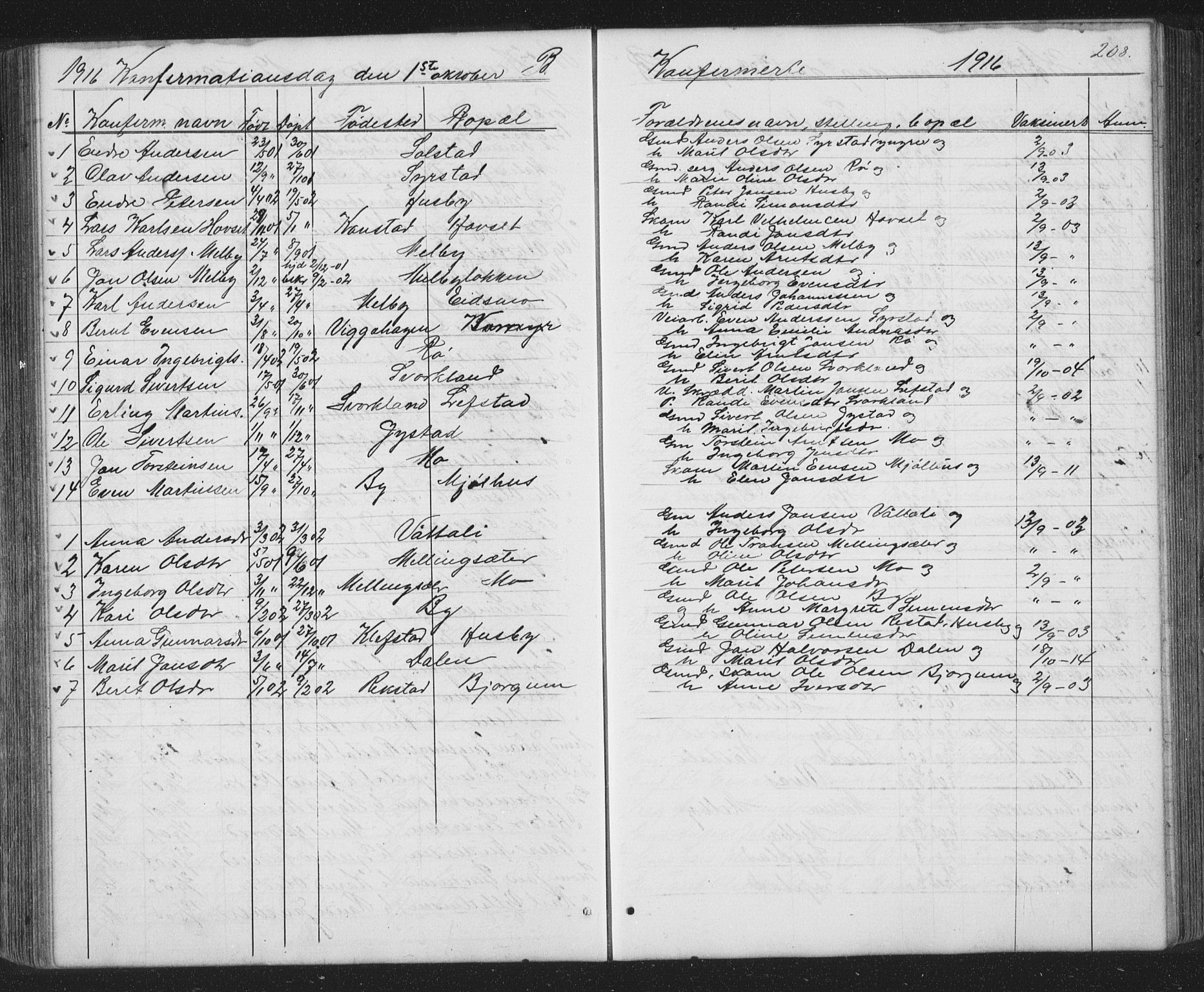Ministerialprotokoller, klokkerbøker og fødselsregistre - Sør-Trøndelag, SAT/A-1456/667/L0798: Parish register (copy) no. 667C03, 1867-1929, p. 208