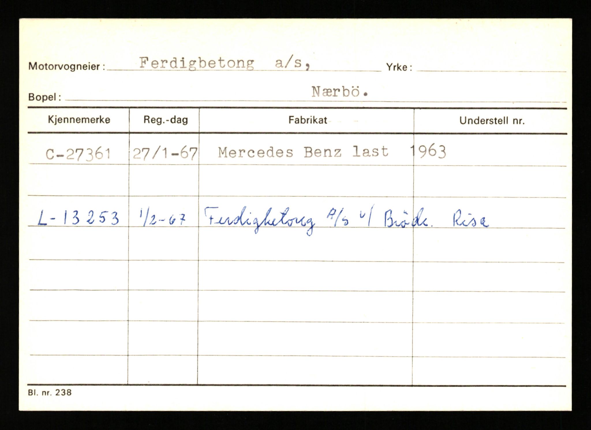 Stavanger trafikkstasjon, AV/SAST-A-101942/0/G/L0005: Registreringsnummer: 23000 - 34245, 1930-1971, p. 1431