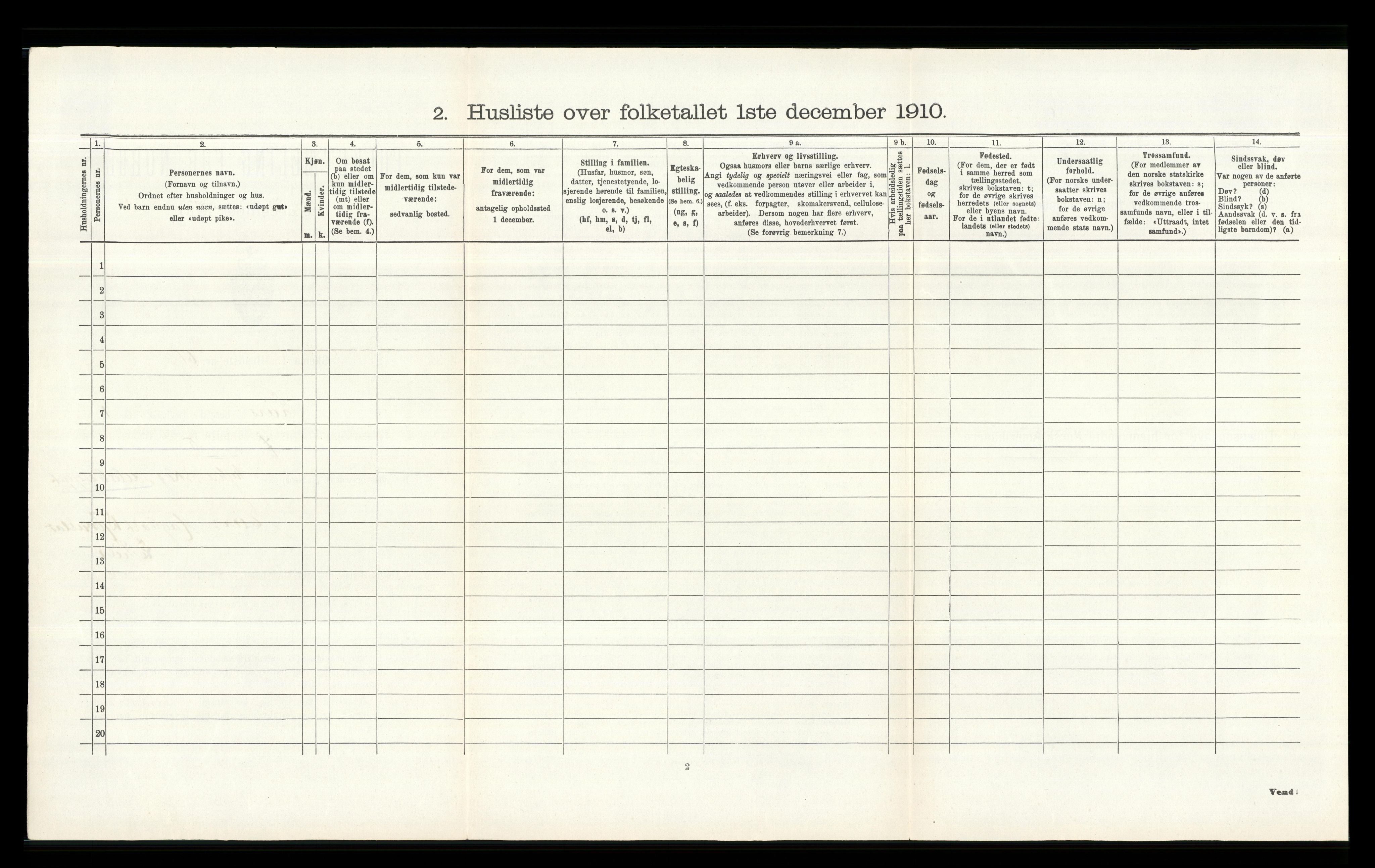 RA, 1910 census for Lier, 1910, p. 185