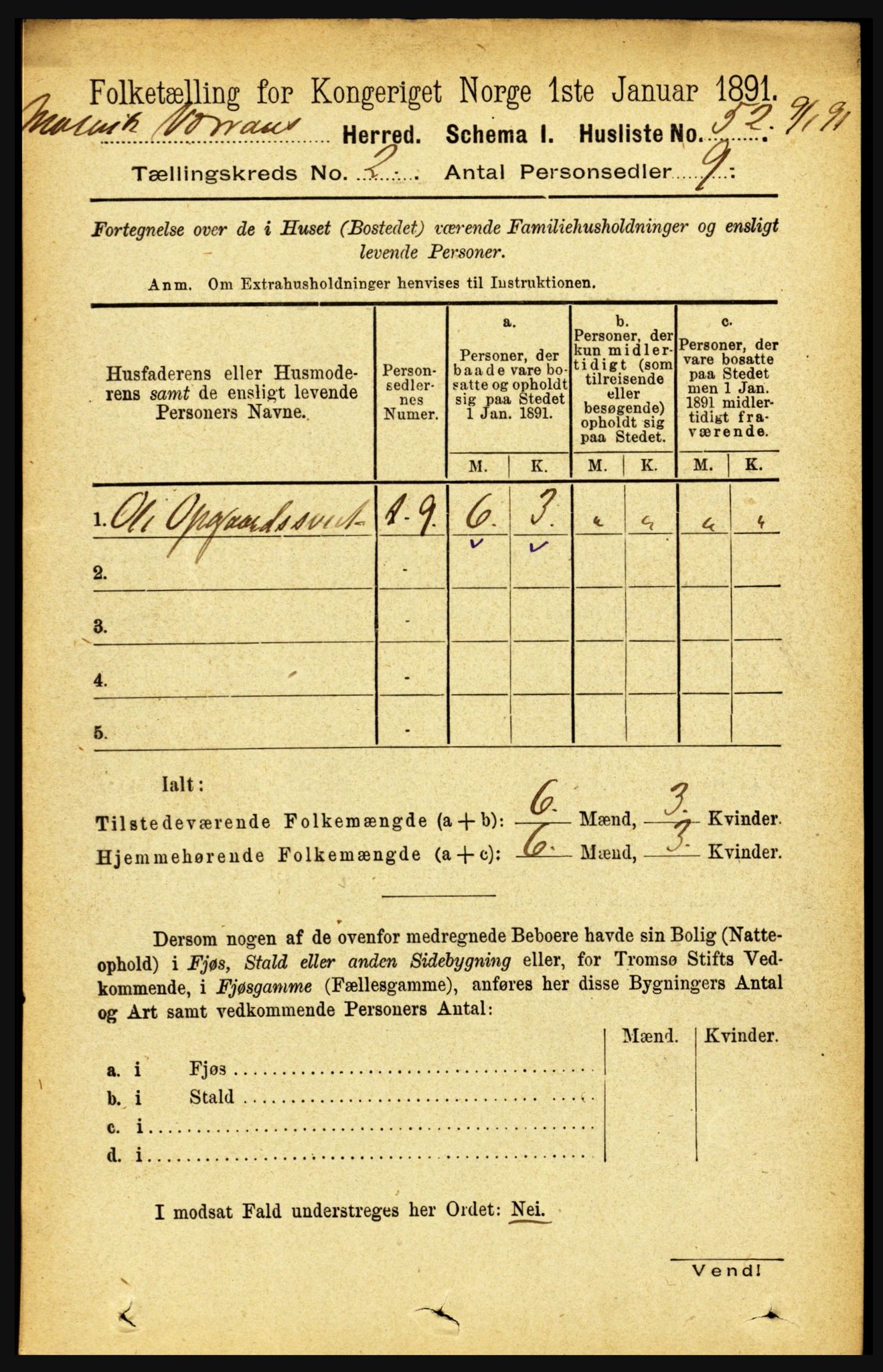 RA, 1891 census for 1723 Mosvik og Verran, 1891, p. 473