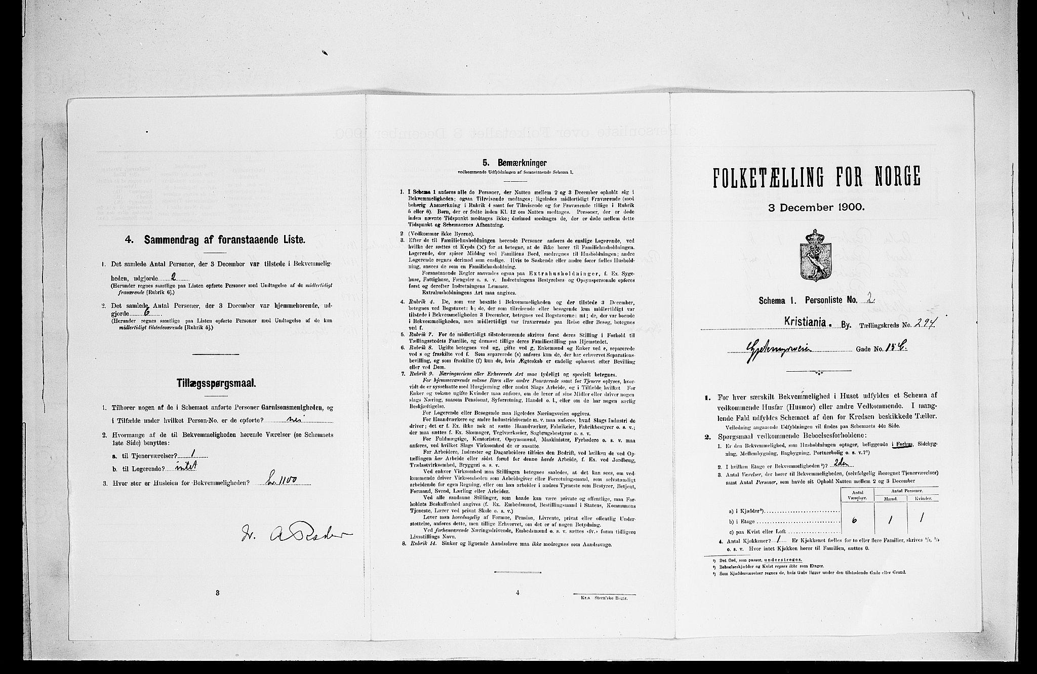 SAO, 1900 census for Kristiania, 1900, p. 27053