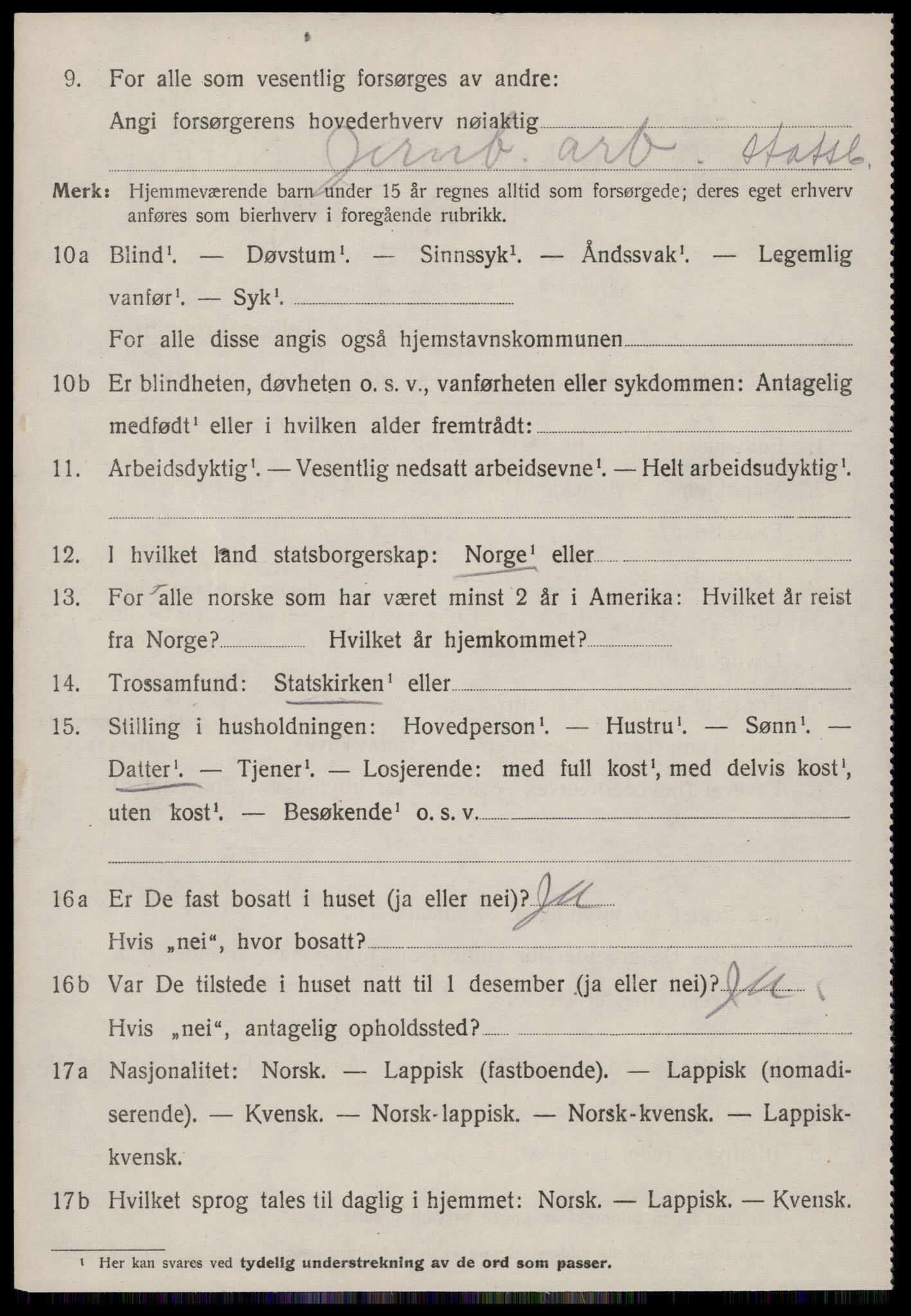 SAT, 1920 census for Støren, 1920, p. 2957