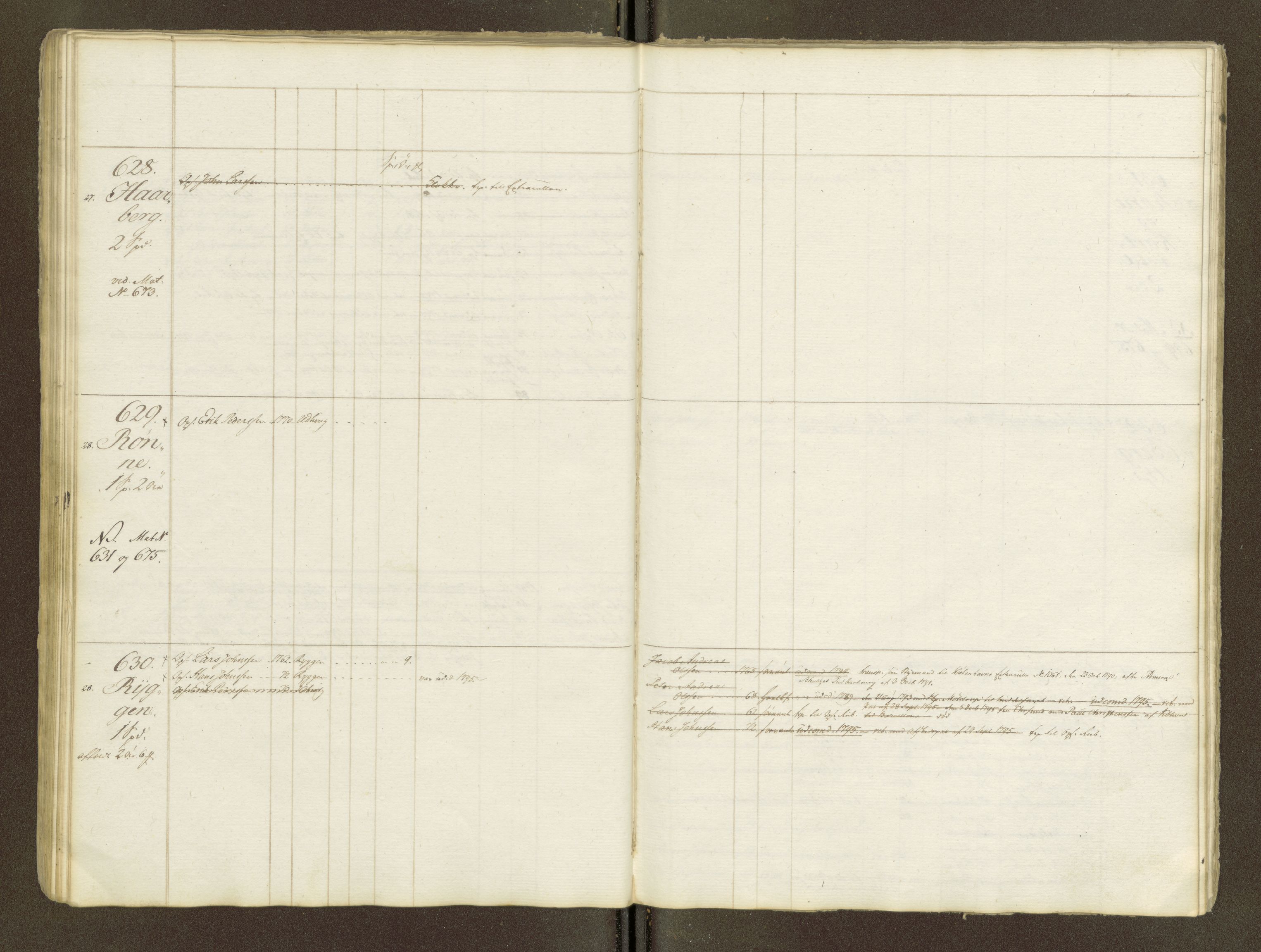 Sjøinnrulleringen - Trondhjemske distrikt, AV/SAT-A-5121/01/L0047/0001: -- / Lægds og hovedrulle for Fosen og Hitteren krets, 1759-1804, p. 65