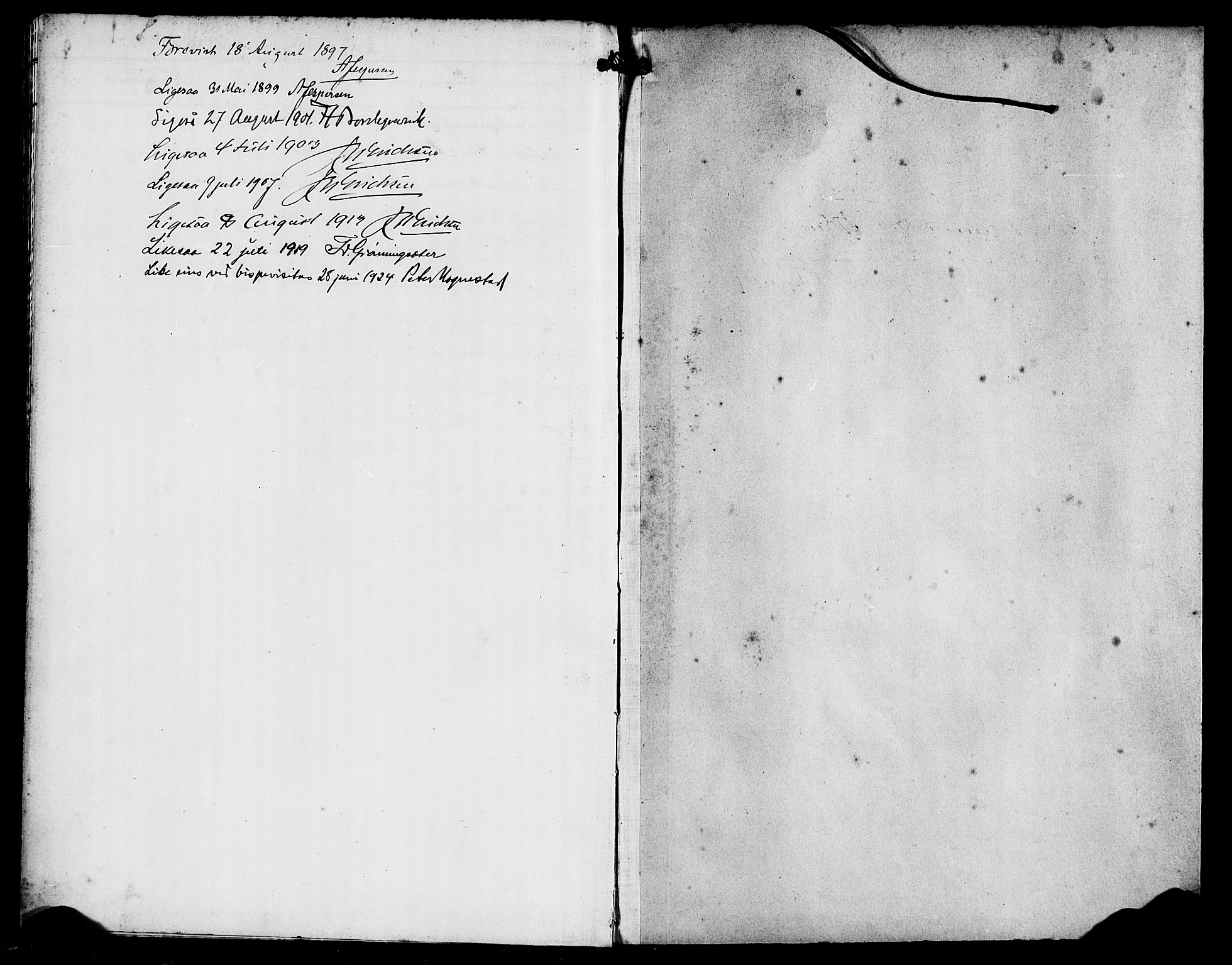 Askvoll sokneprestembete, SAB/A-79501/H/Haa/Haab/L0001: Parish register (official) no. B 1, 1896-1920