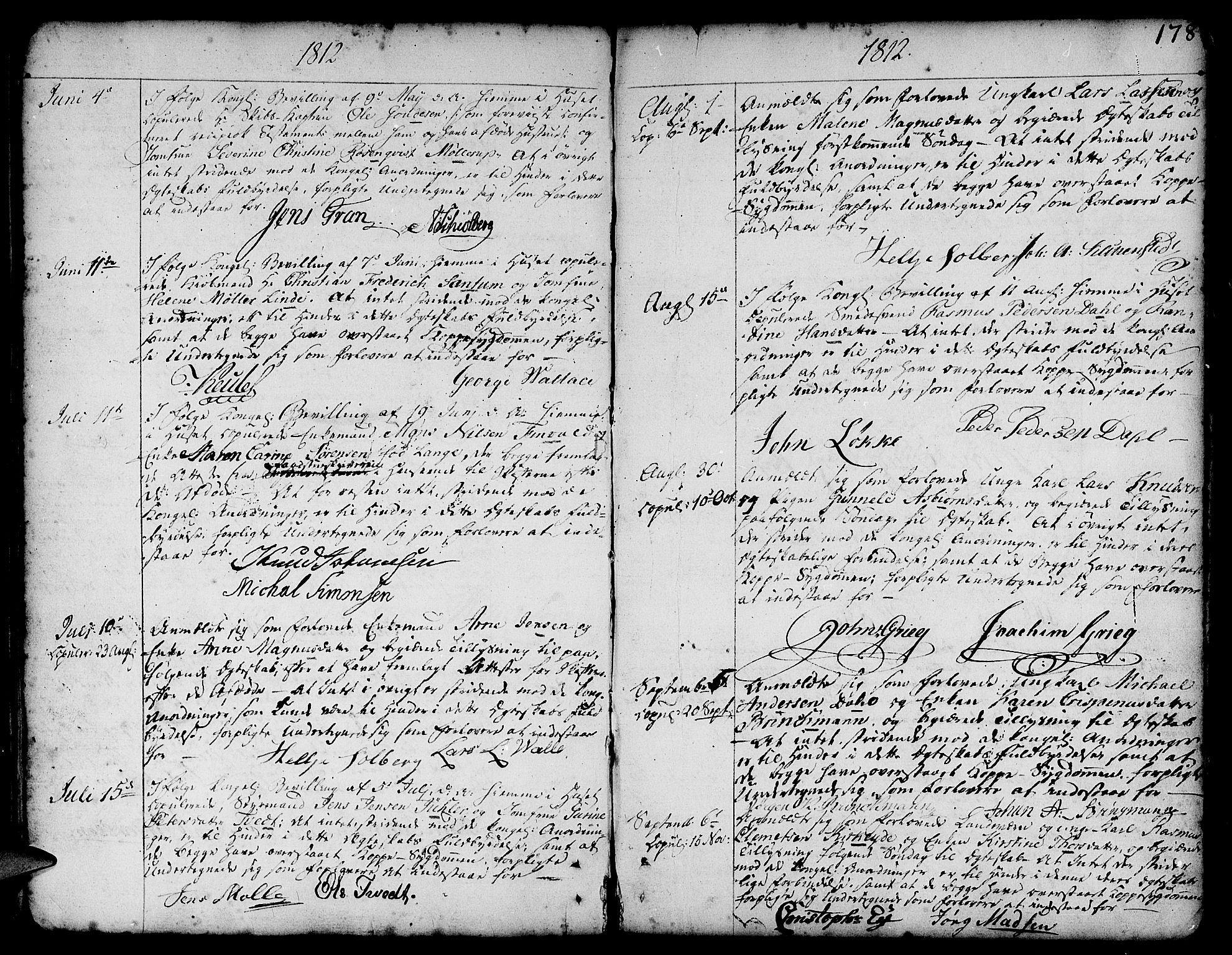 Nykirken Sokneprestembete, AV/SAB-A-77101/H/Haa/L0008: Parish register (official) no. A 8, 1776-1814, p. 178