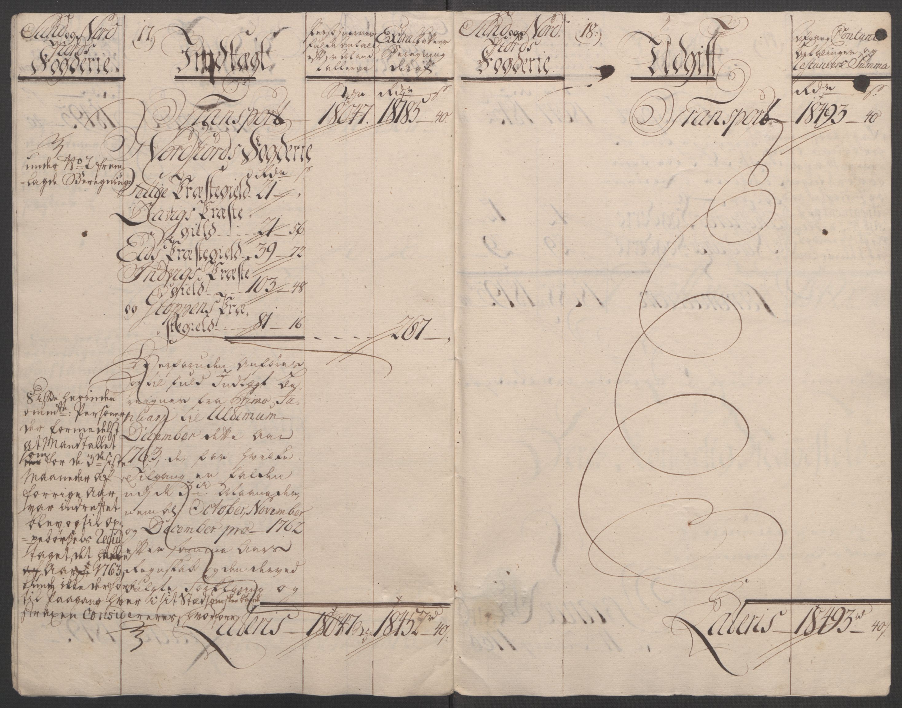 Rentekammeret inntil 1814, Reviderte regnskaper, Fogderegnskap, AV/RA-EA-4092/R53/L3550: Ekstraskatten Sunn- og Nordfjord, 1762-1771, p. 39