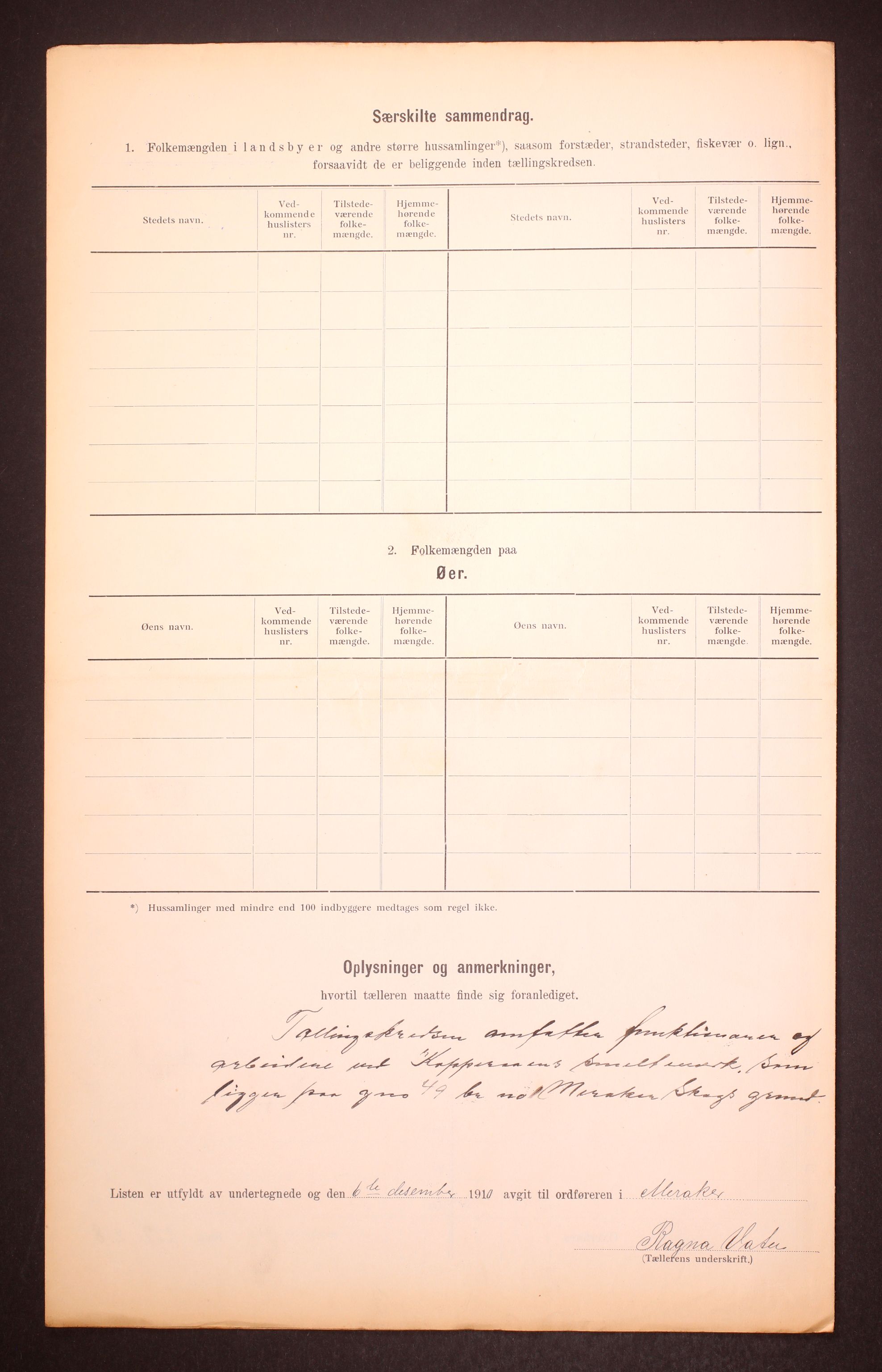 RA, 1910 census for Meråker, 1910, p. 18