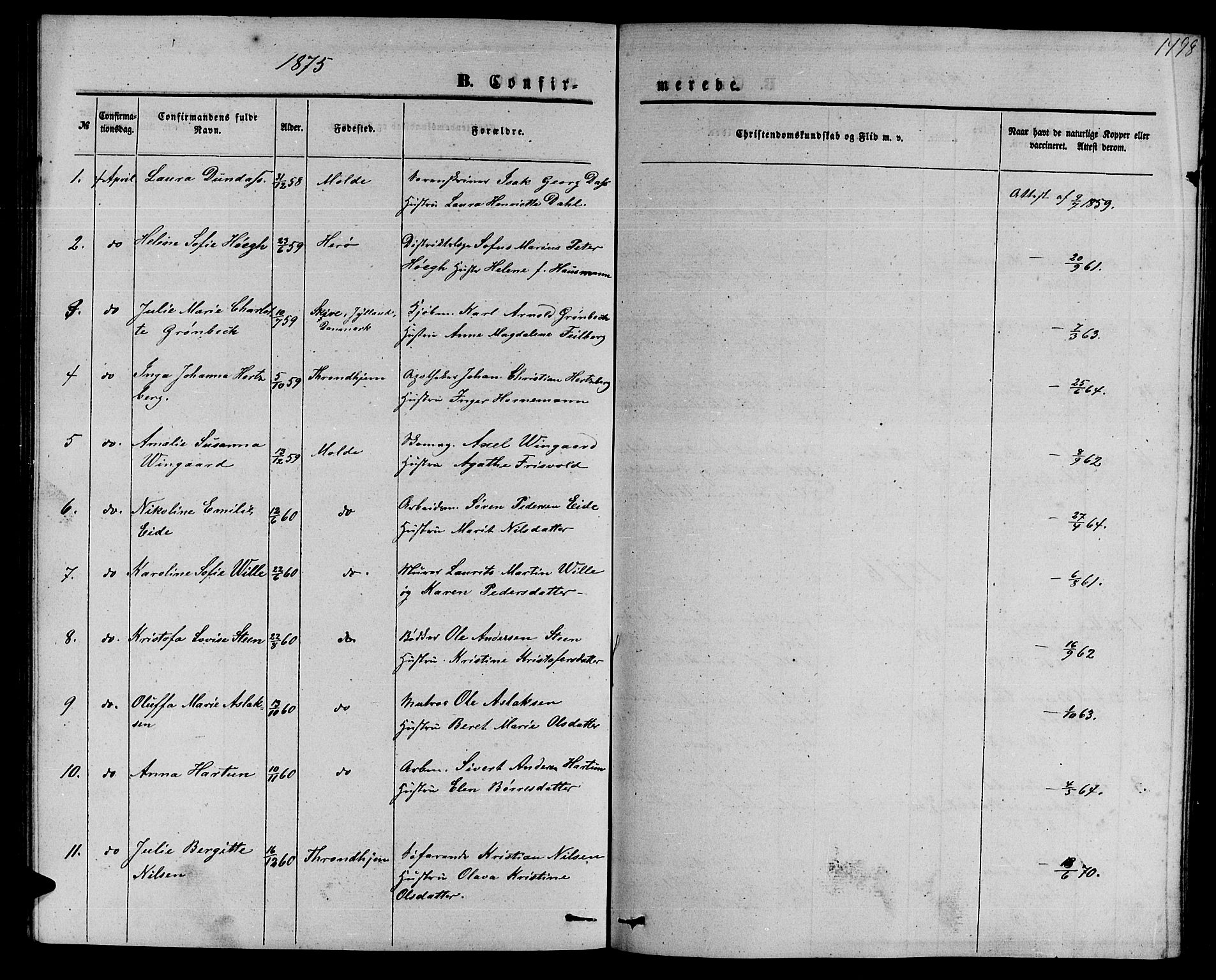 Ministerialprotokoller, klokkerbøker og fødselsregistre - Møre og Romsdal, AV/SAT-A-1454/558/L0701: Parish register (copy) no. 558C02, 1862-1879, p. 197