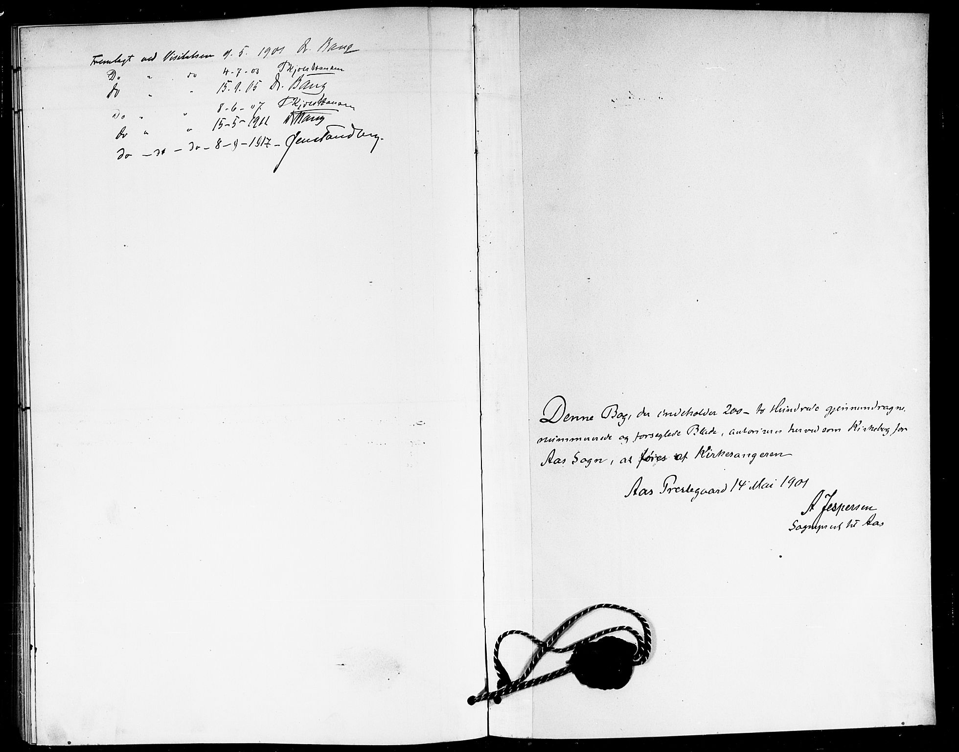 Ås prestekontor Kirkebøker, SAO/A-10894/G/Ga/L0004: Parish register (copy) no. I 4, 1901-1915