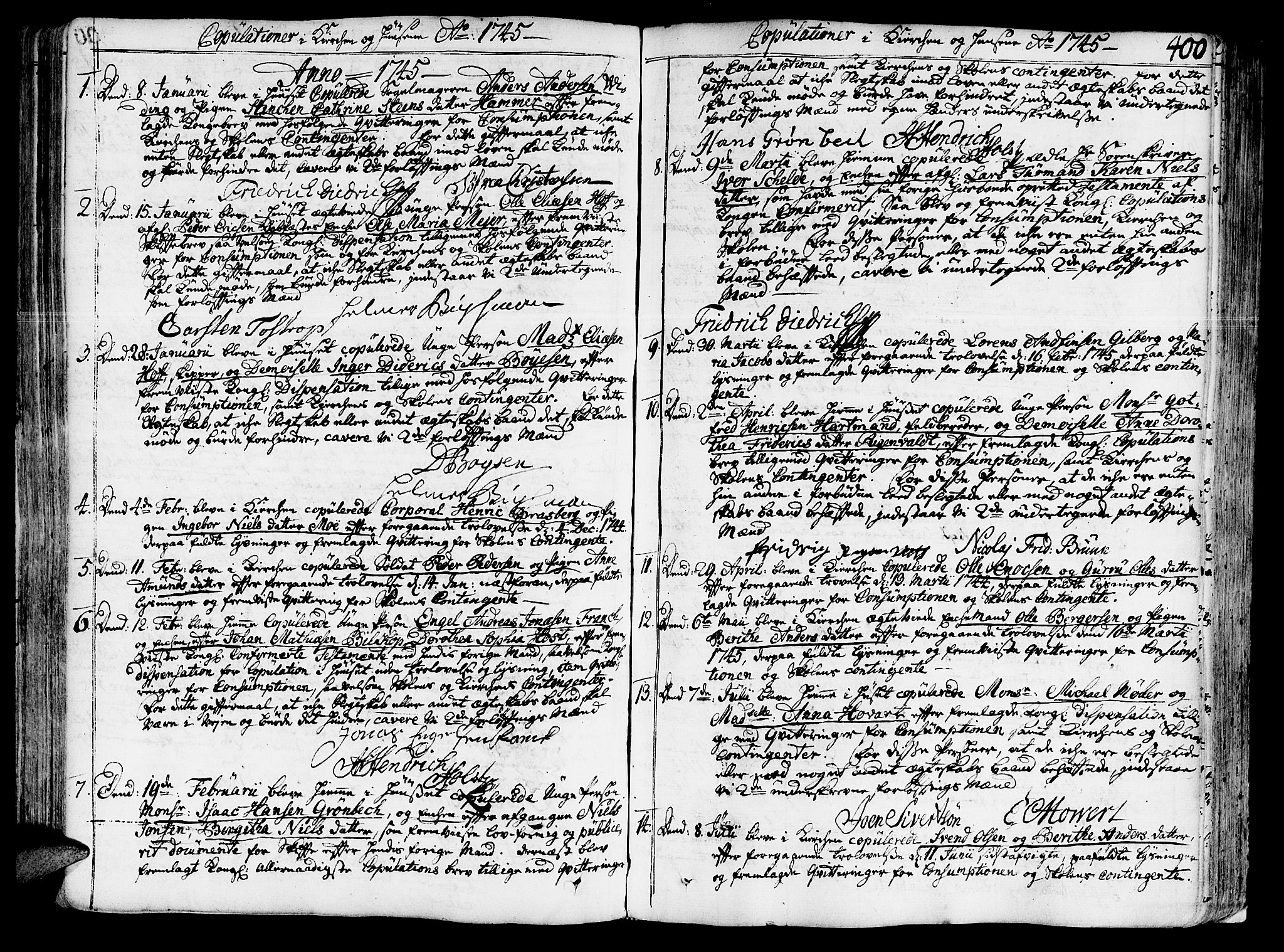 Ministerialprotokoller, klokkerbøker og fødselsregistre - Sør-Trøndelag, SAT/A-1456/602/L0103: Parish register (official) no. 602A01, 1732-1774, p. 400