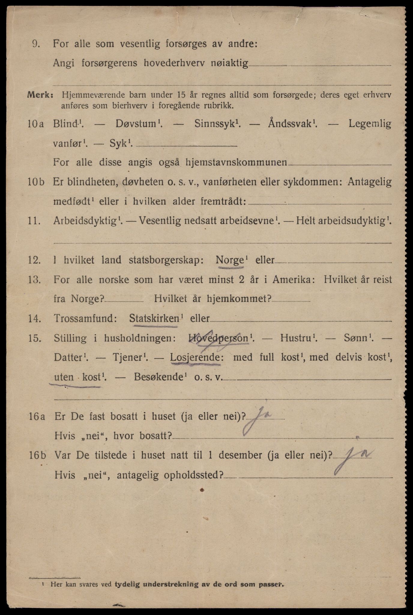 SAST, 1920 census for Haugesund, 1920, p. 25064