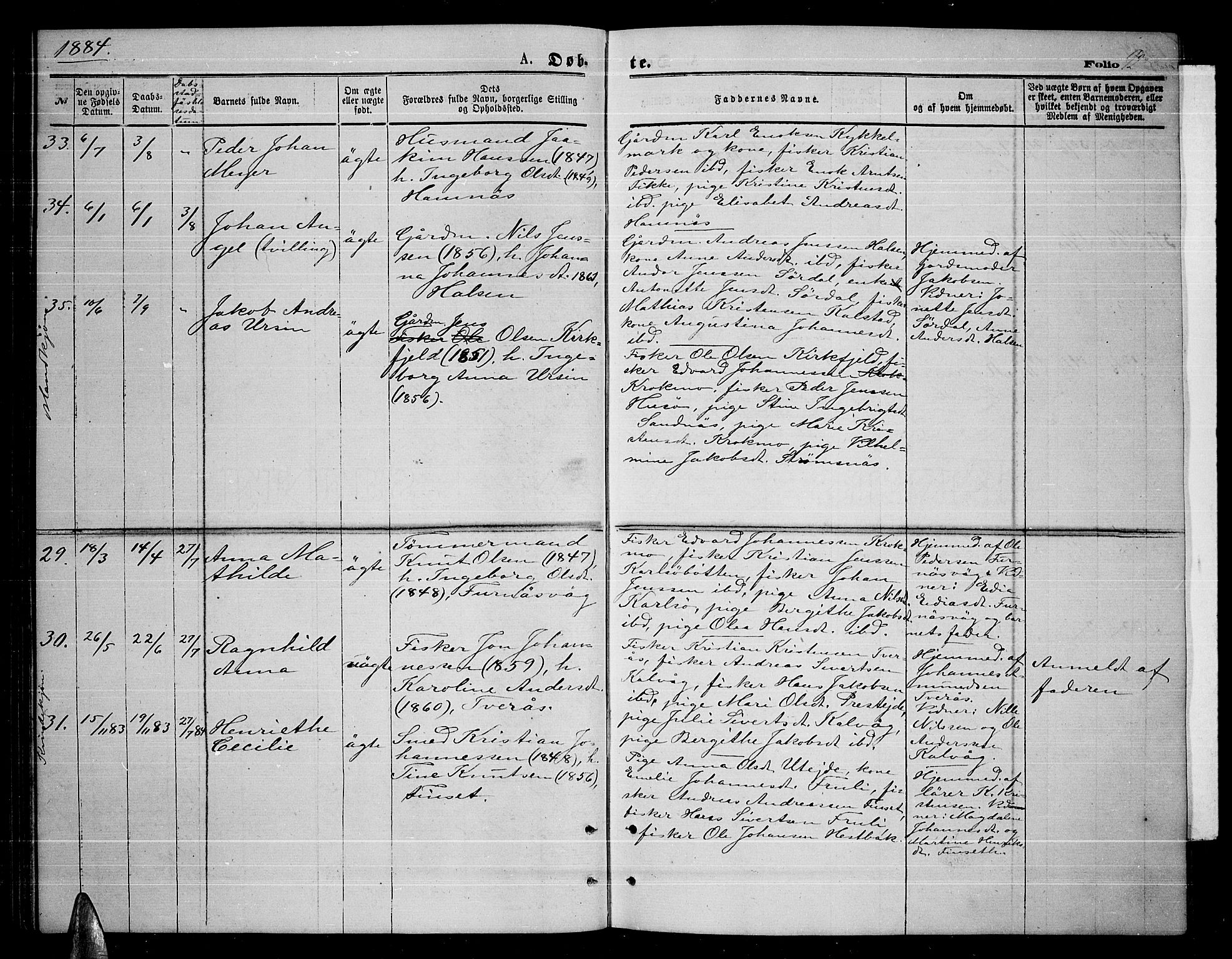 Ministerialprotokoller, klokkerbøker og fødselsregistre - Nordland, AV/SAT-A-1459/859/L0858: Parish register (copy) no. 859C04, 1873-1886, p. 92