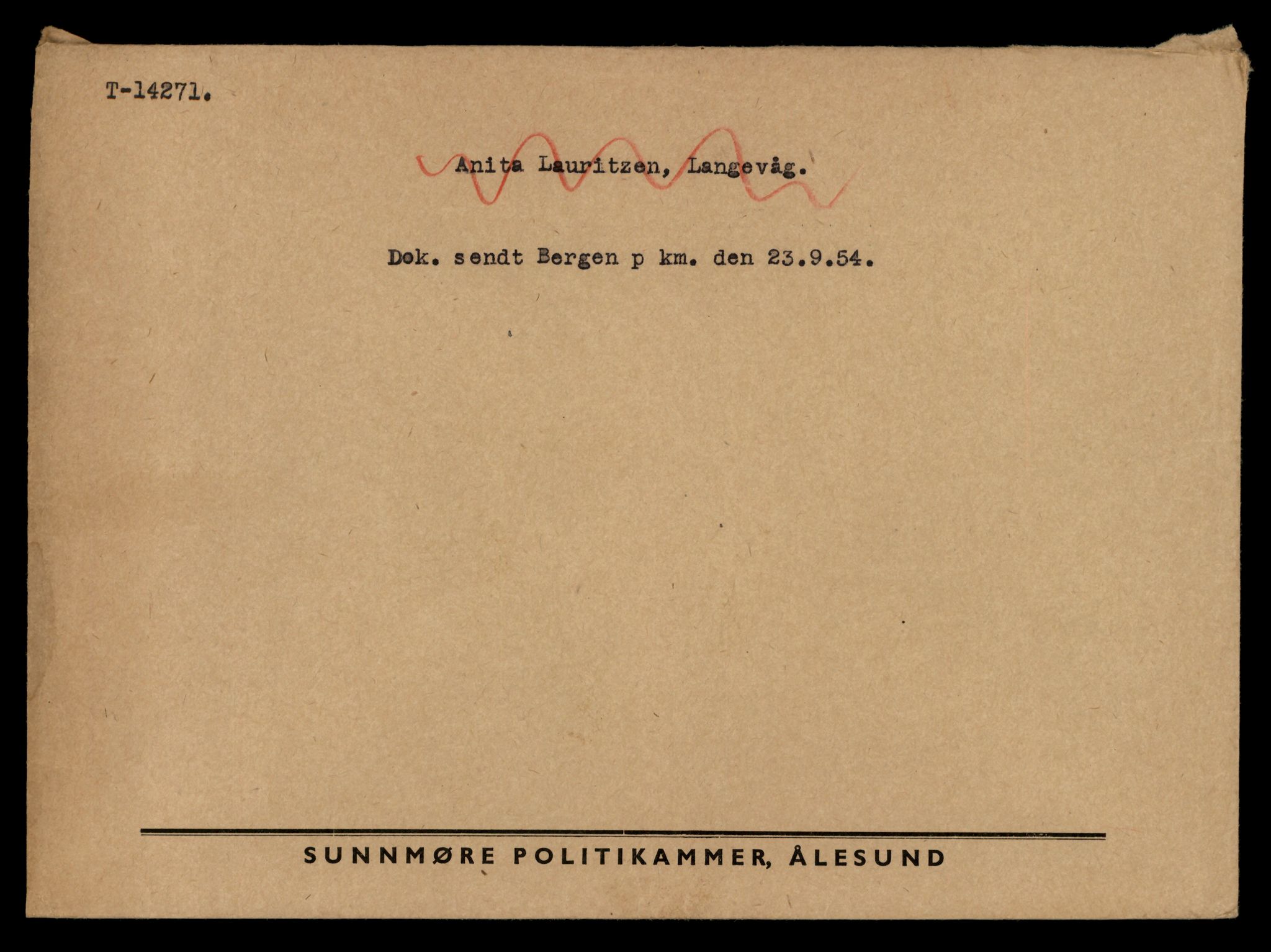 Møre og Romsdal vegkontor - Ålesund trafikkstasjon, AV/SAT-A-4099/F/Fe/L0044: Registreringskort for kjøretøy T 14205 - T 14319, 1927-1998, p. 1949