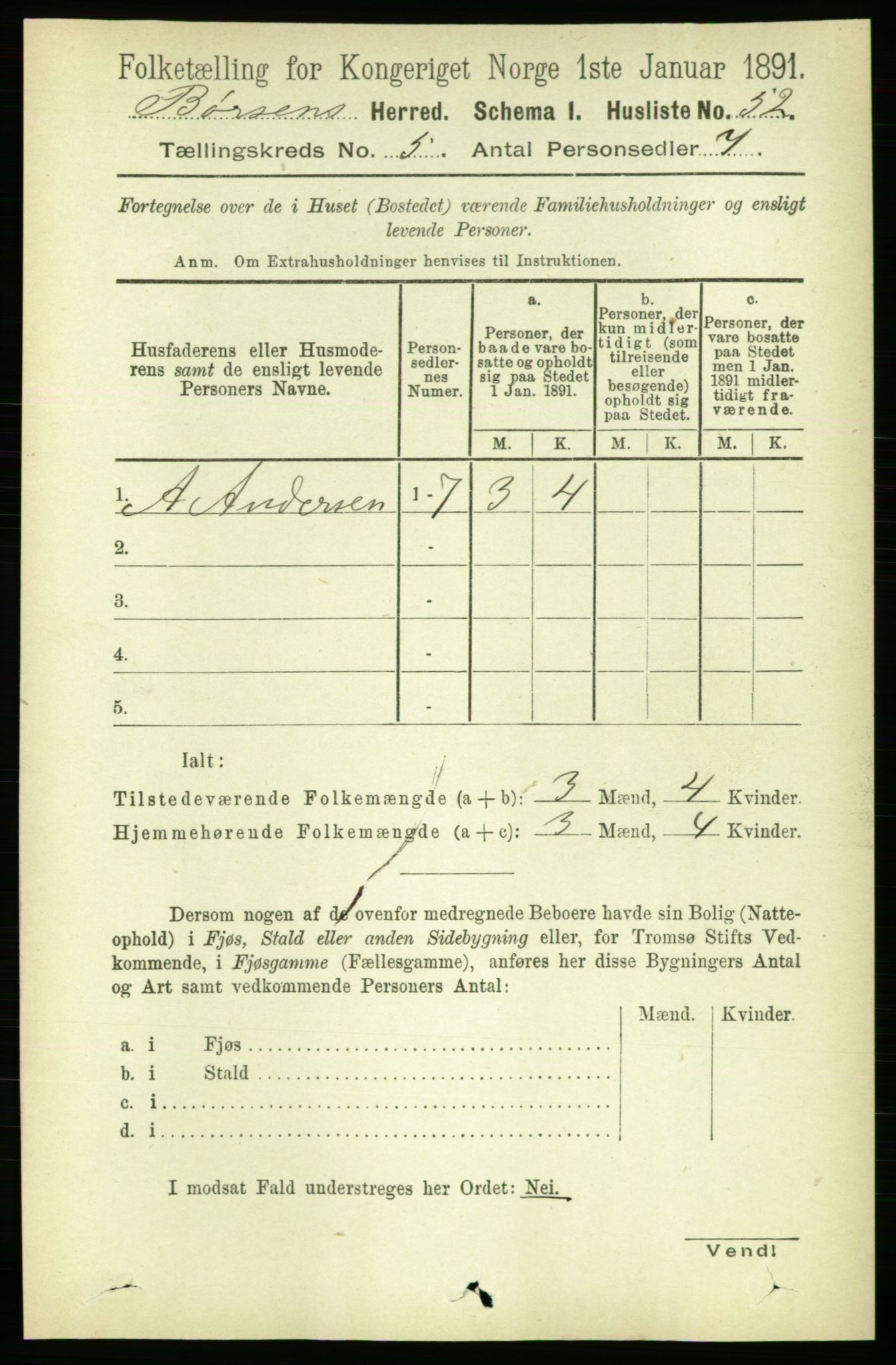 RA, 1891 census for 1658 Børsa, 1891, p. 1968