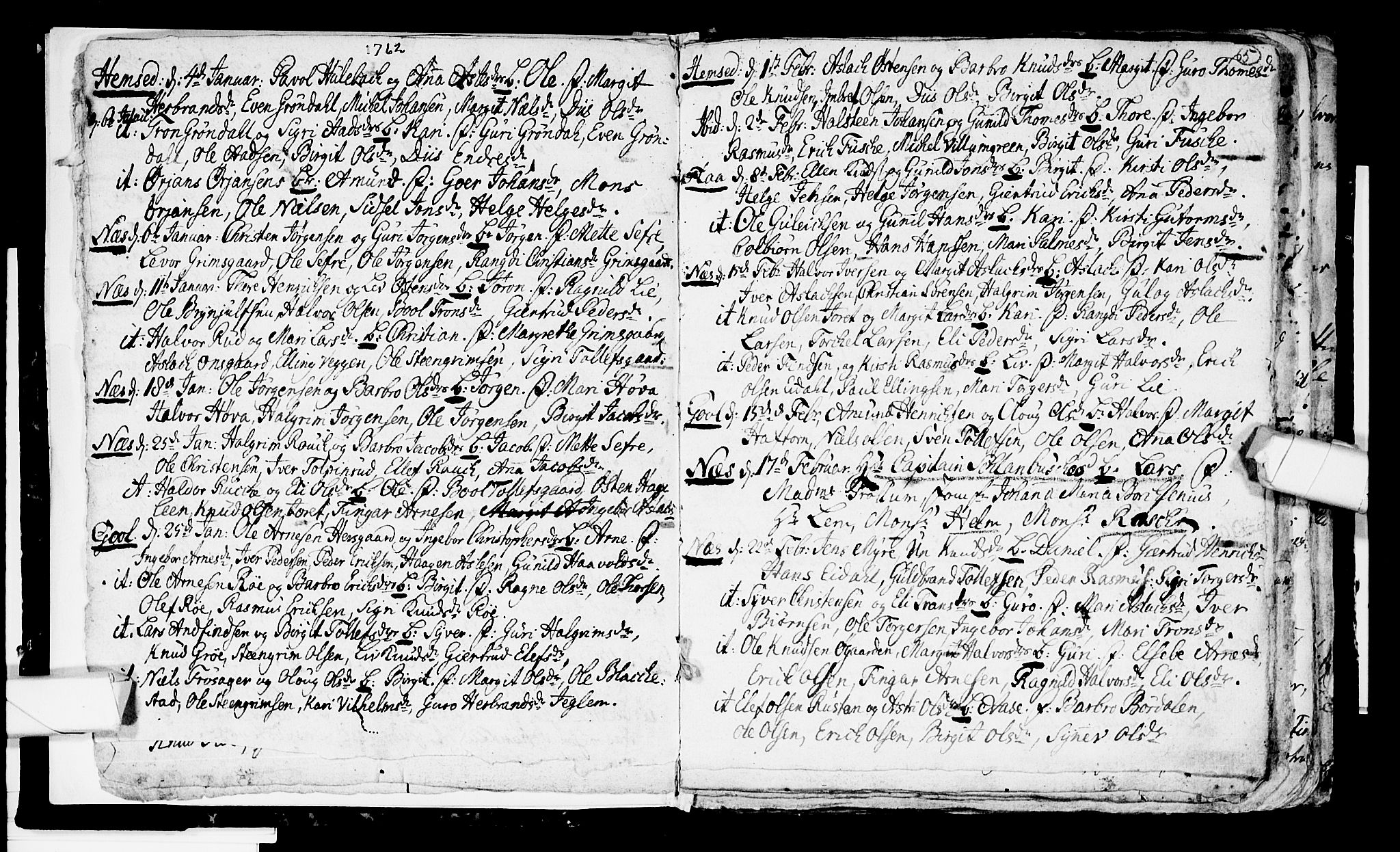 Nes kirkebøker, AV/SAKO-A-236/F/Fa/L0003: Parish register (official) no. 3, 1760-1764, p. 5