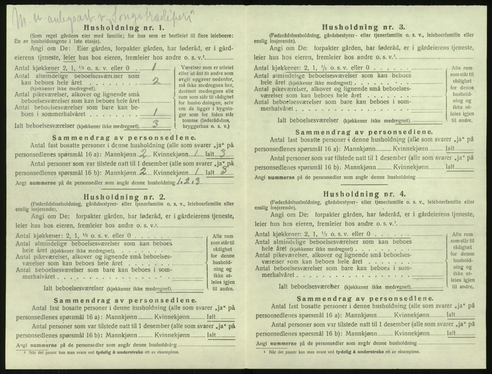 SAK, 1920 census for Søndeled, 1920, p. 718